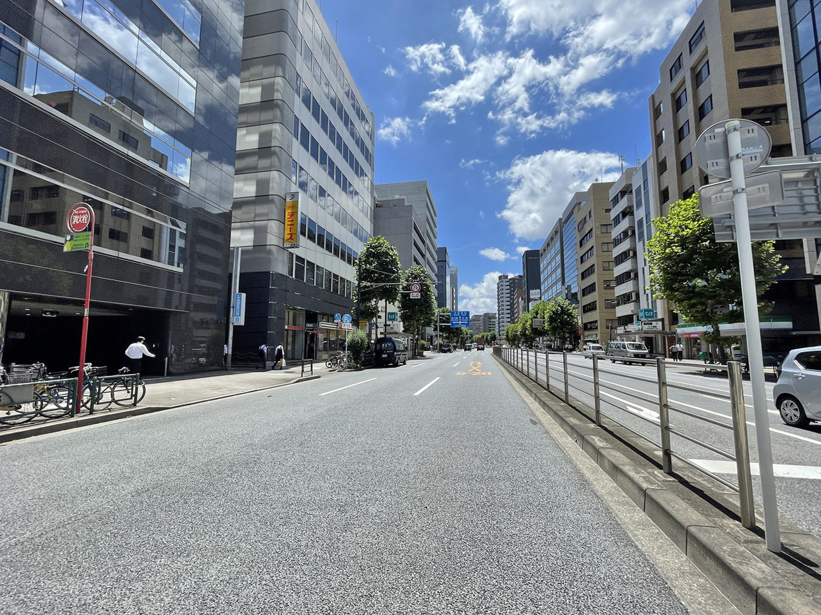 付近の新大橋通り