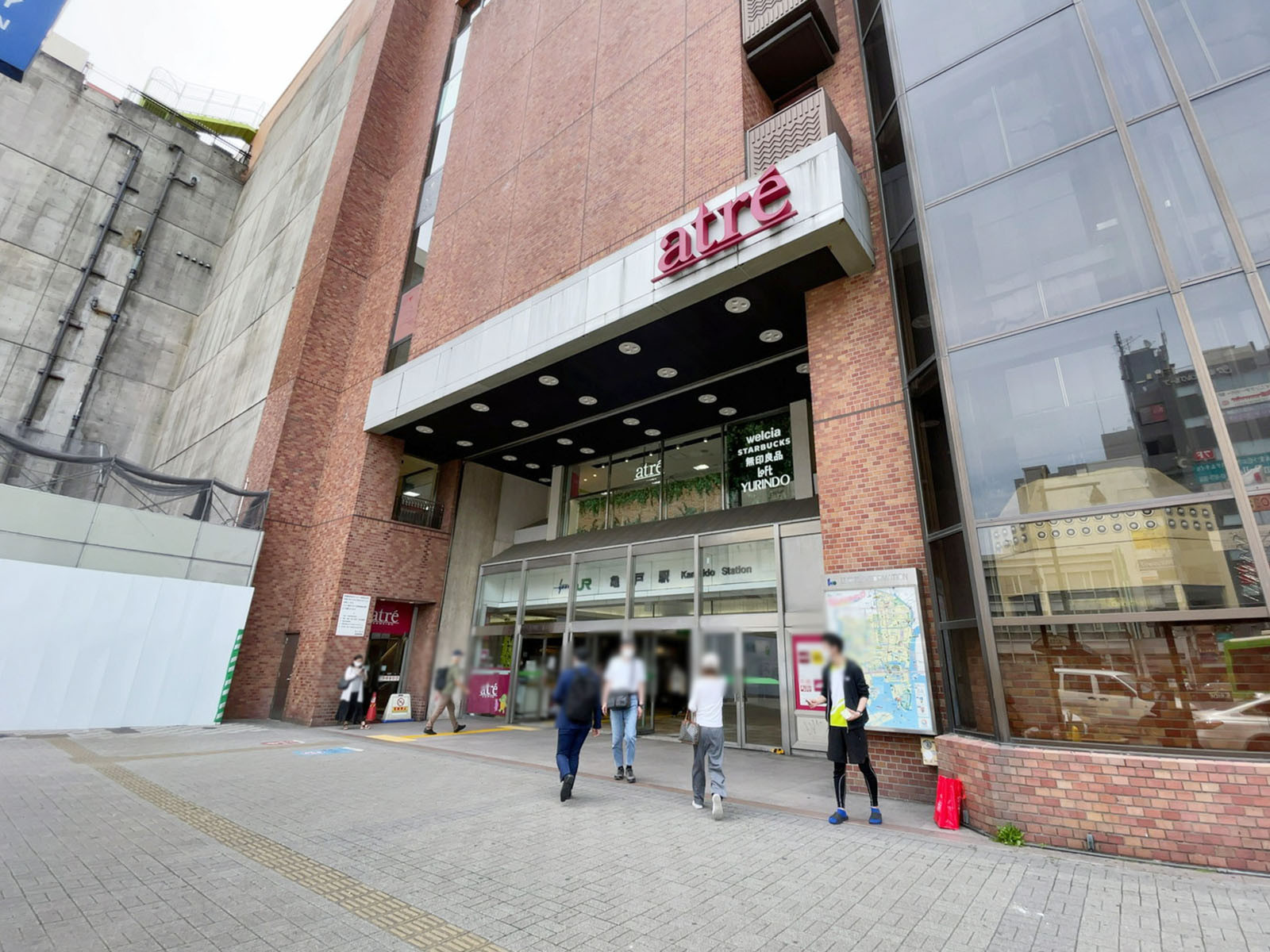 最寄りの「	亀戸駅」