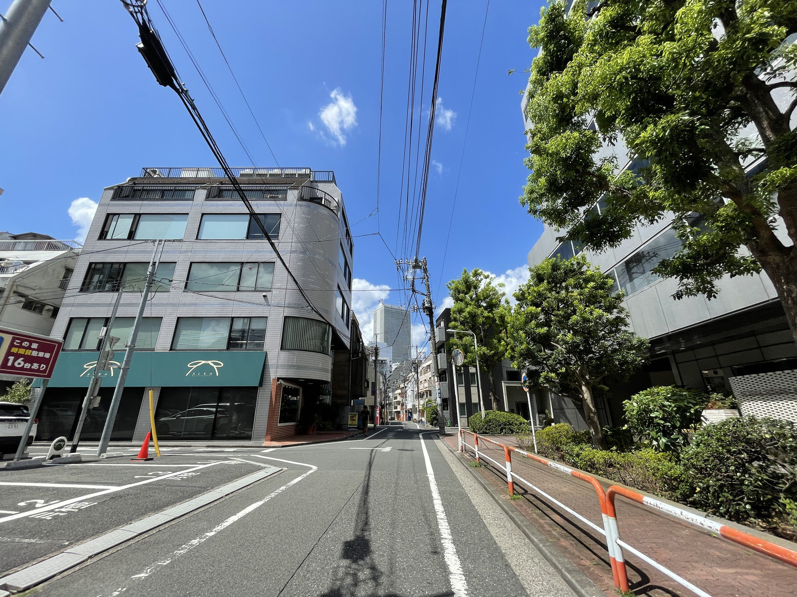 大塚トーセイビル2前面の通り