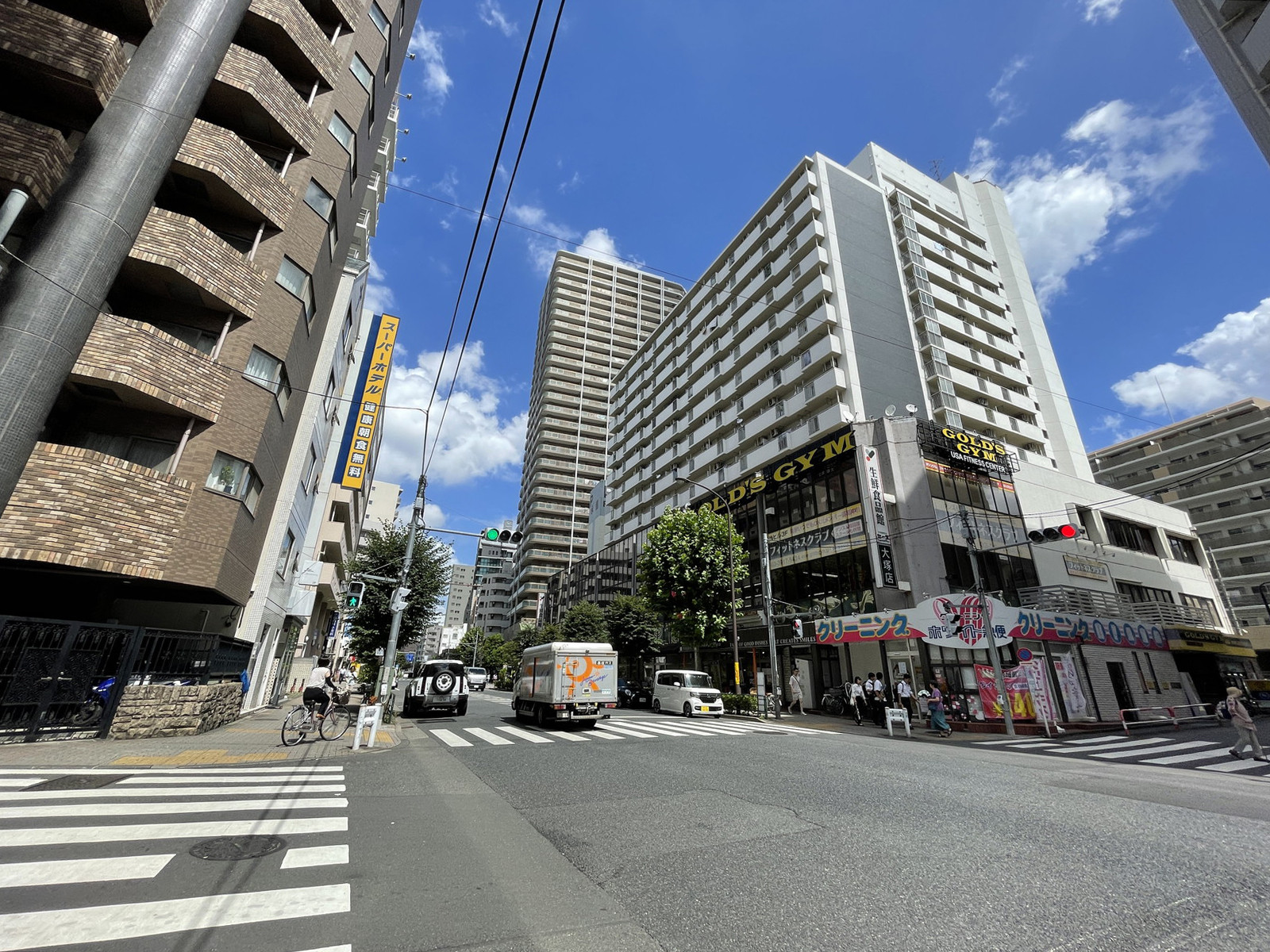 バロックコート大塚前面の通り