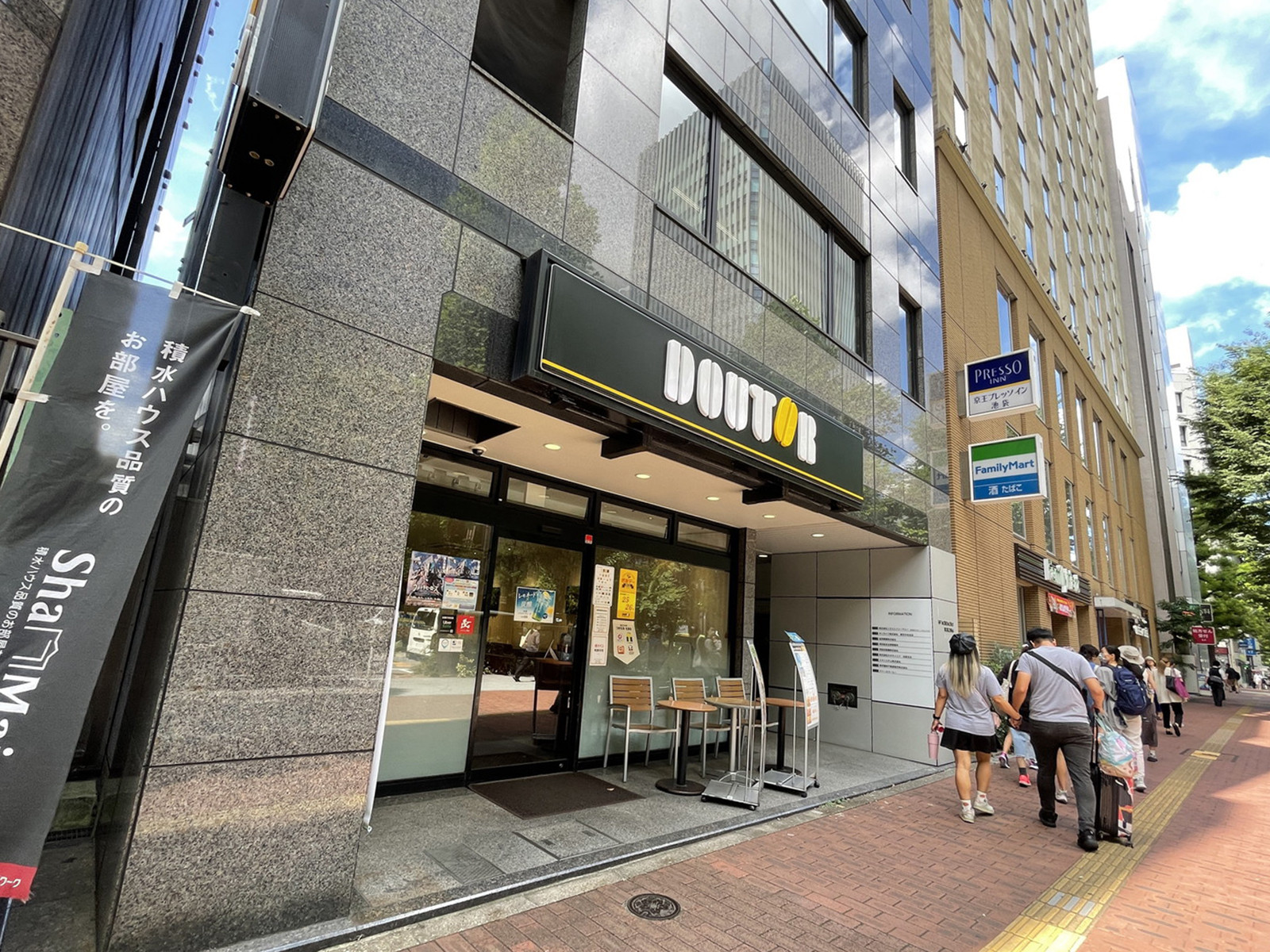徒歩1分のドトールコーヒーショップ池袋グリーン大通り店
