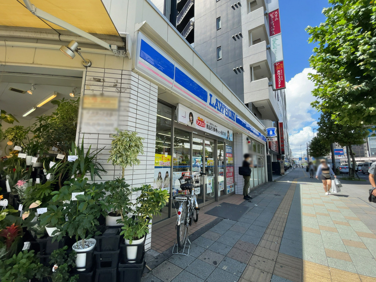 徒歩3分のローソン 墨田江東橋四丁目店