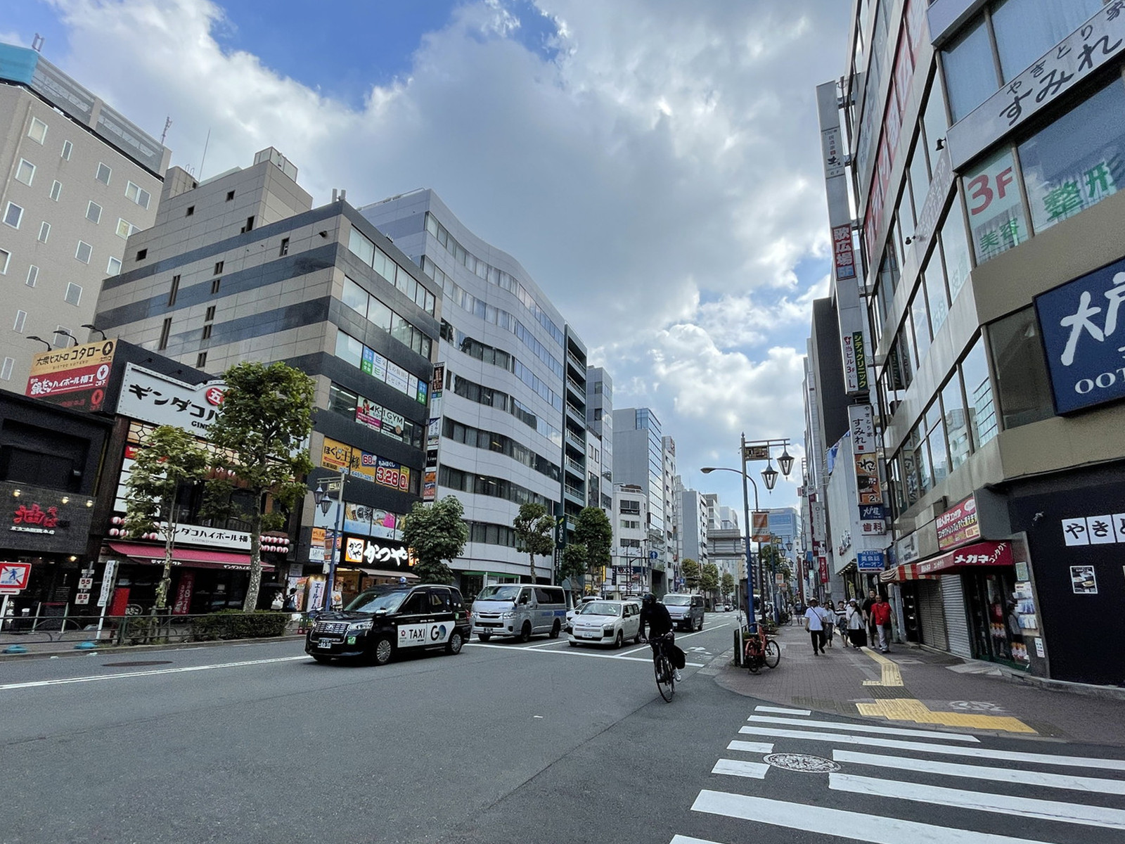 東五反田AMビル前面の通り