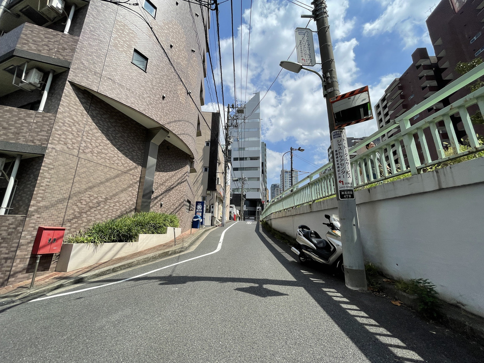 東五反田KBビル前面の通り