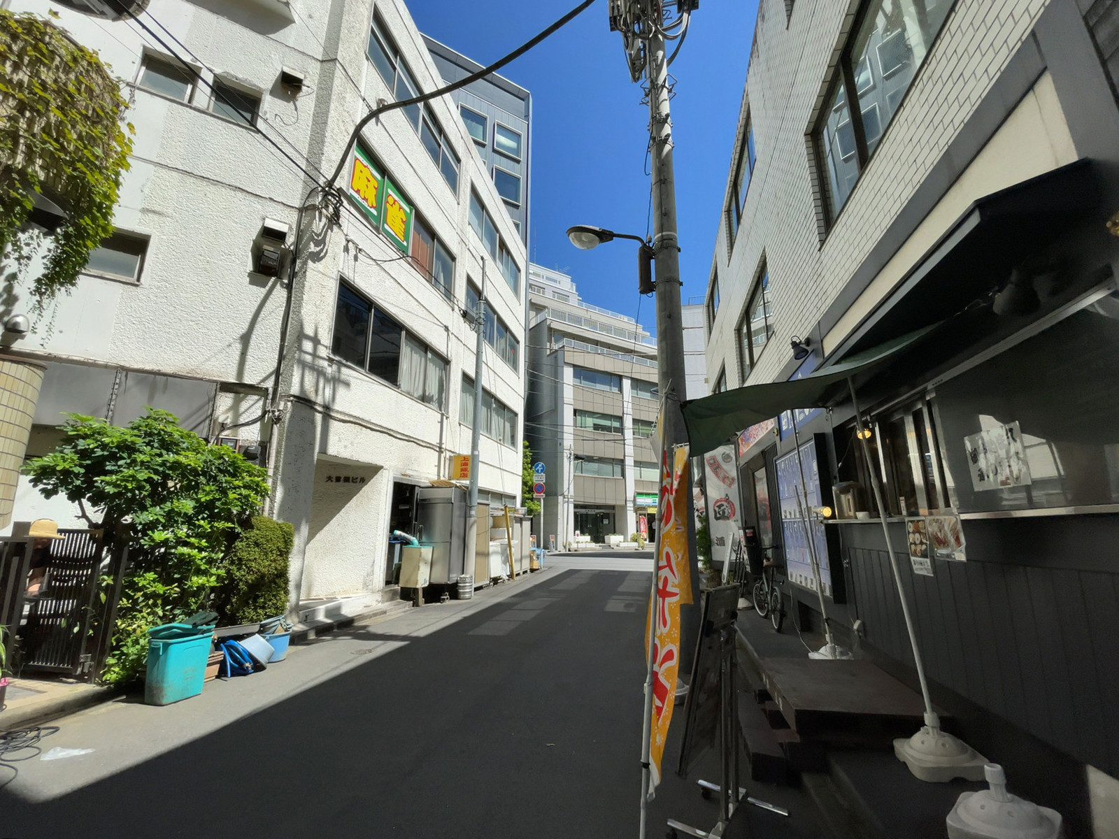 ISM水道橋前面の通り