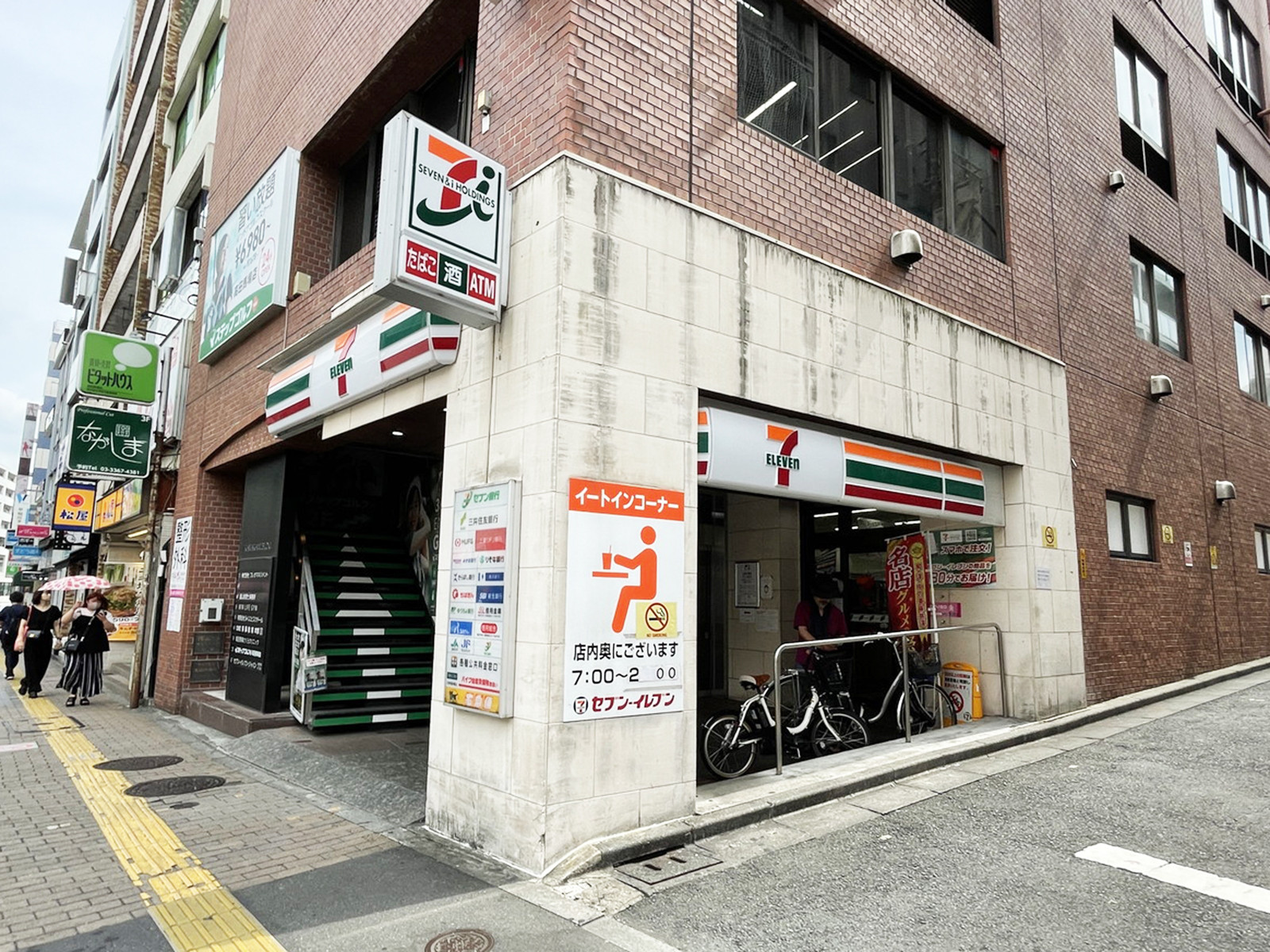 徒歩2分のセブンイレブン高田馬場4丁目店