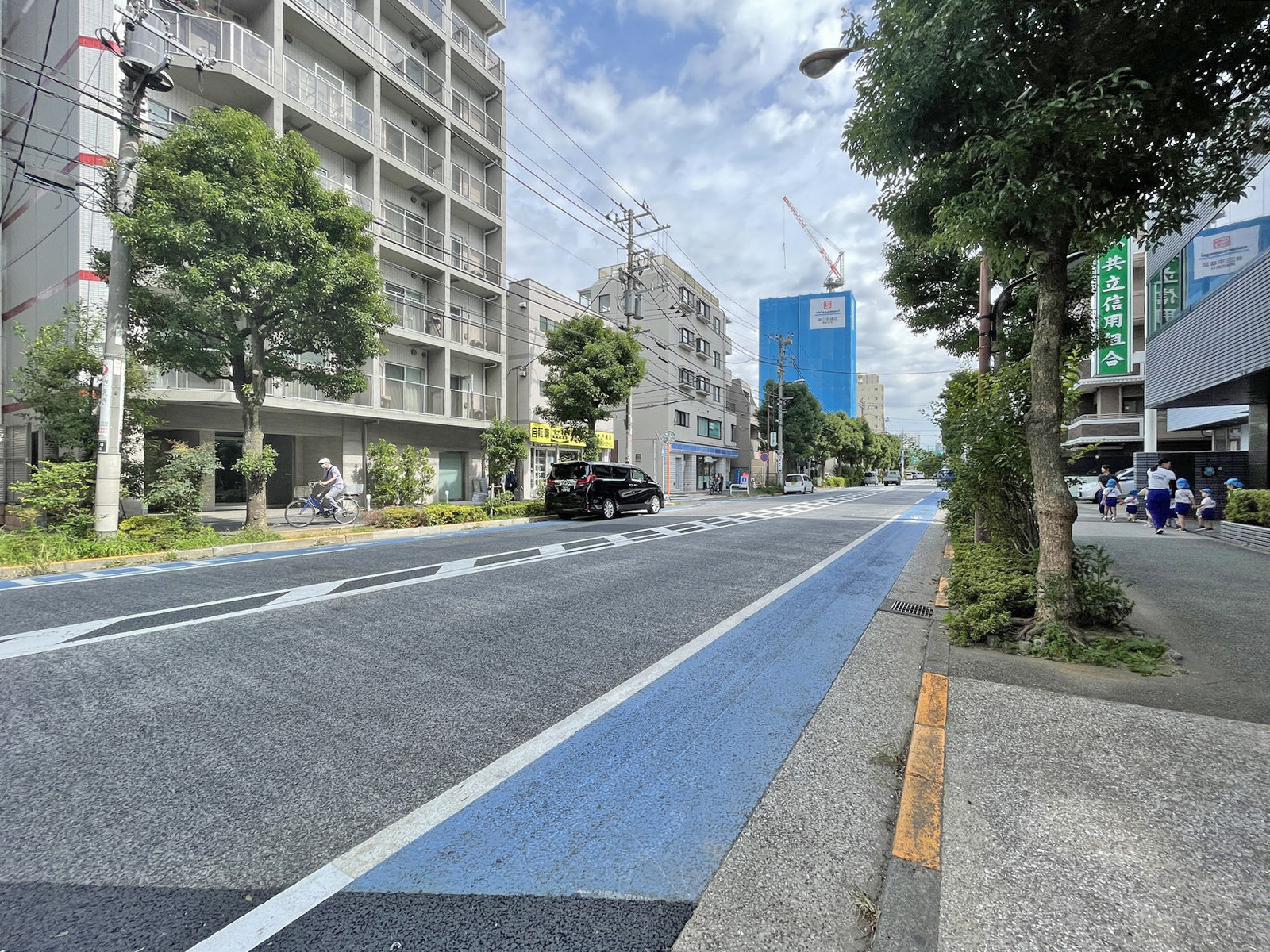アズ品川ビル前面の通り