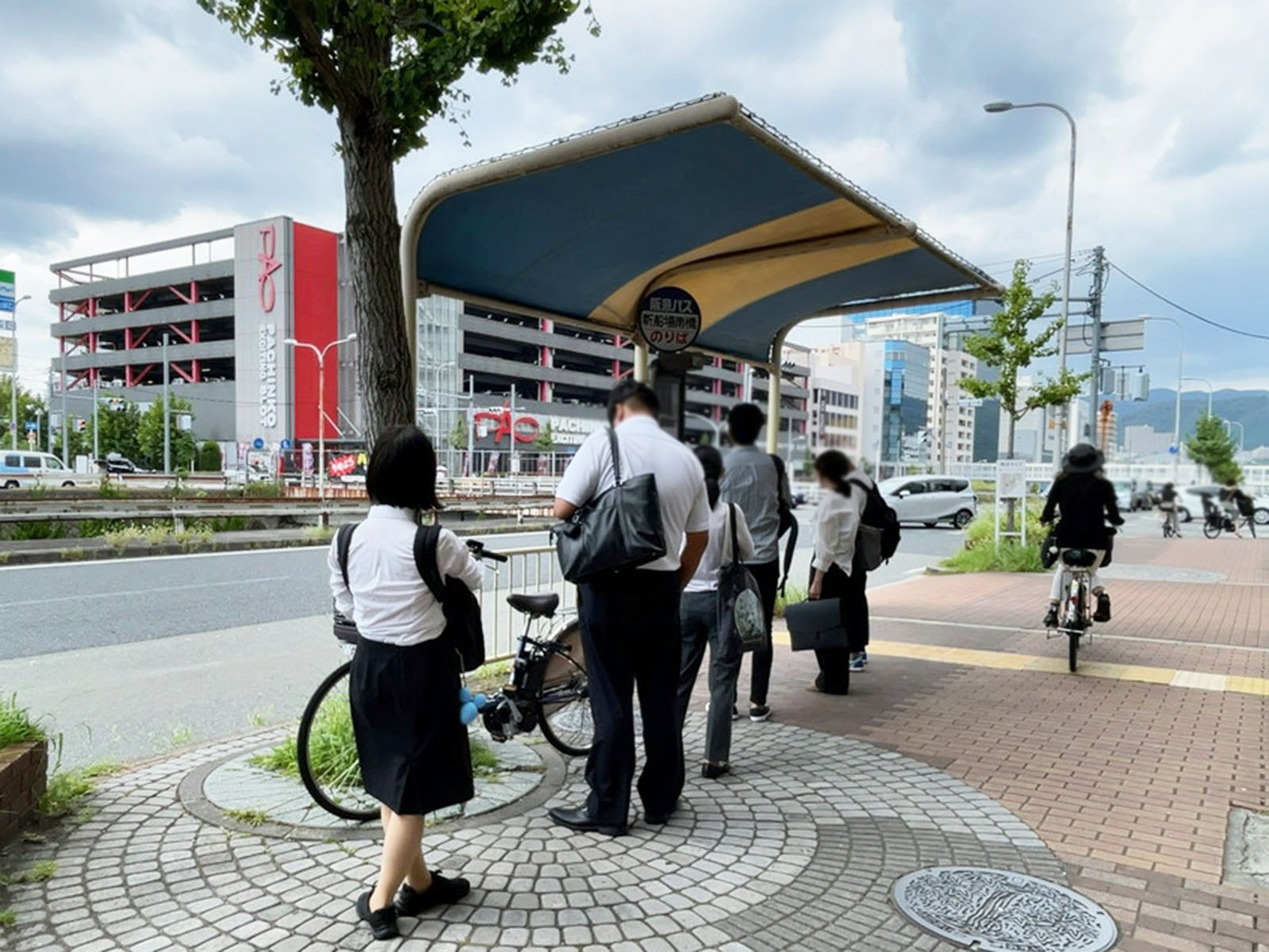 近くの阪急バス 新船場南橋