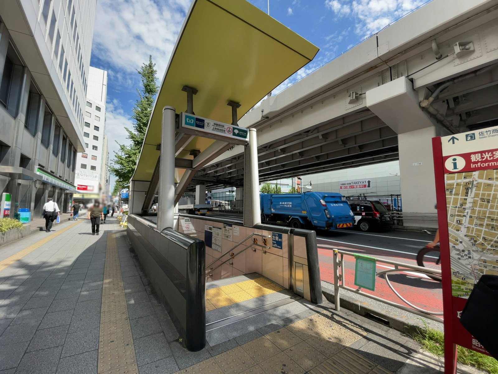 徒歩圏内の「仲御徒町駅」