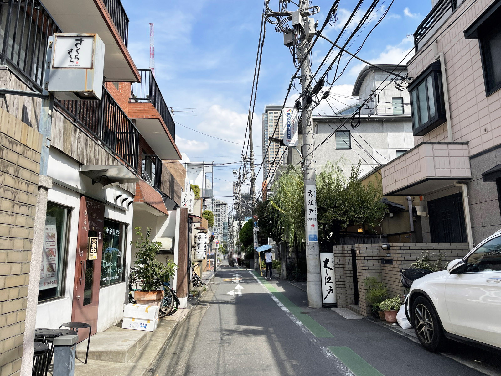 周辺は住宅街