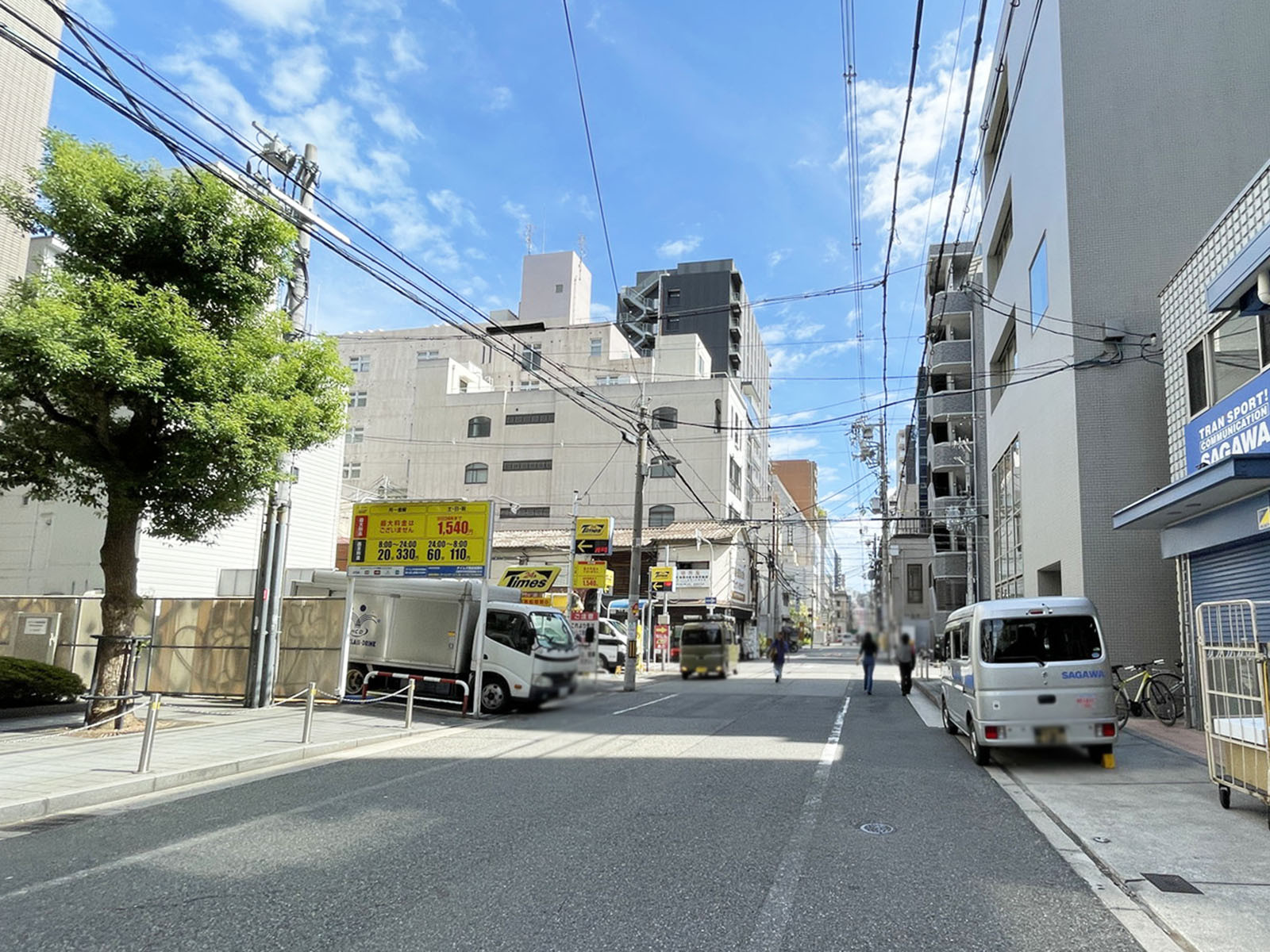 Duo心斎橋前面の通り
