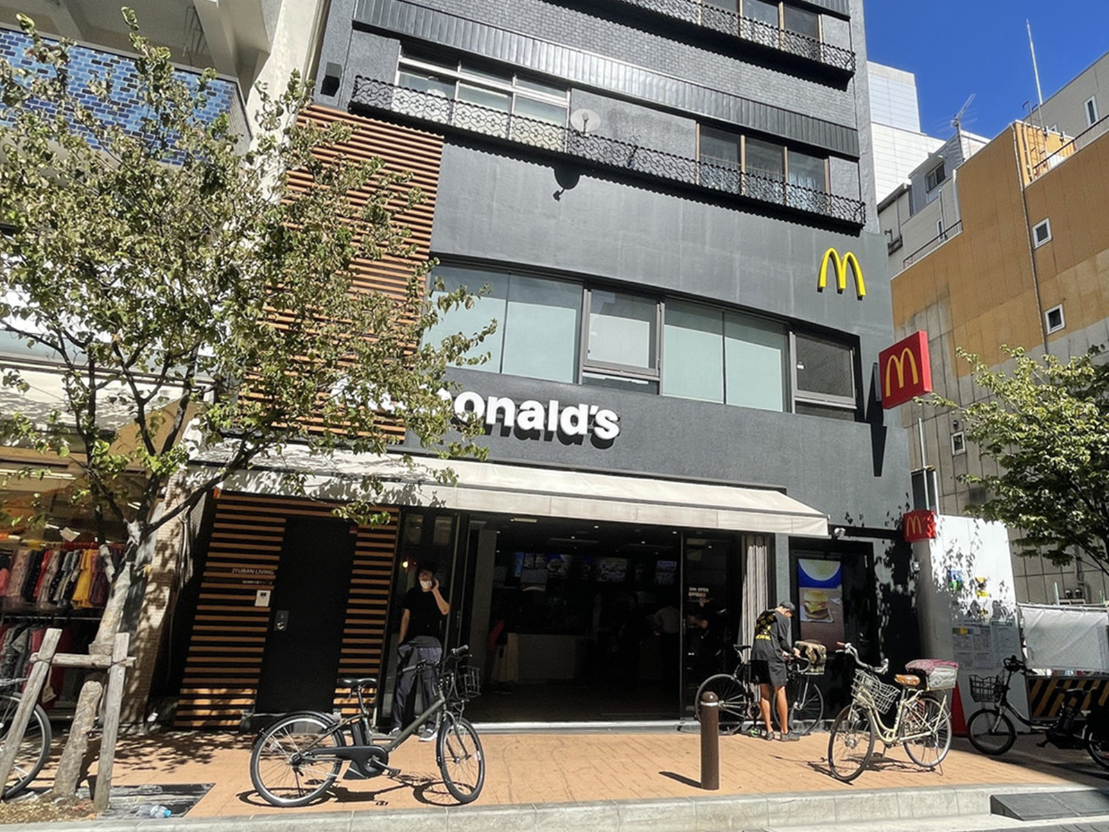 徒歩2分のマクドナルド 麻布十番店