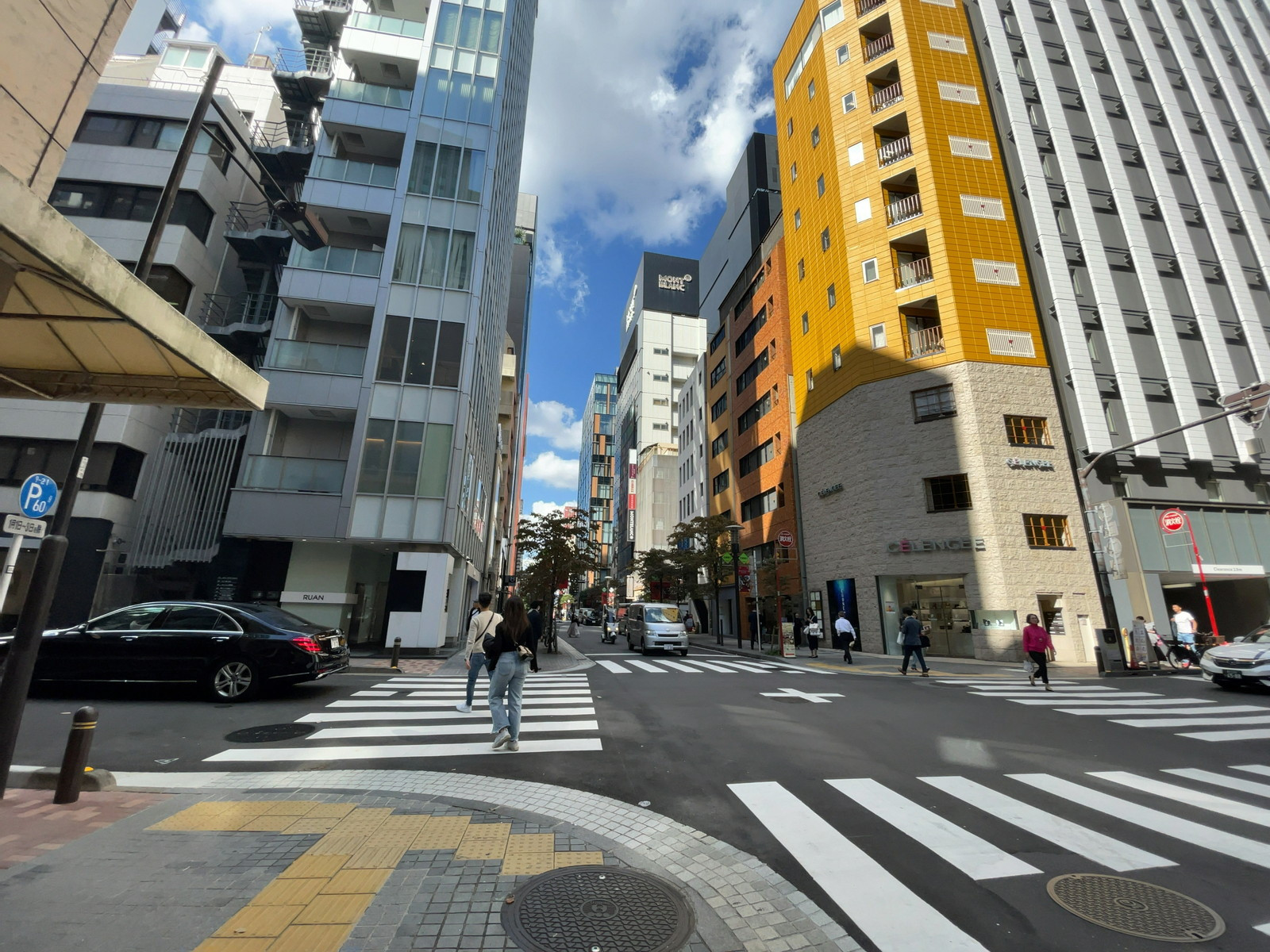 銀座GSビル2前面の通り