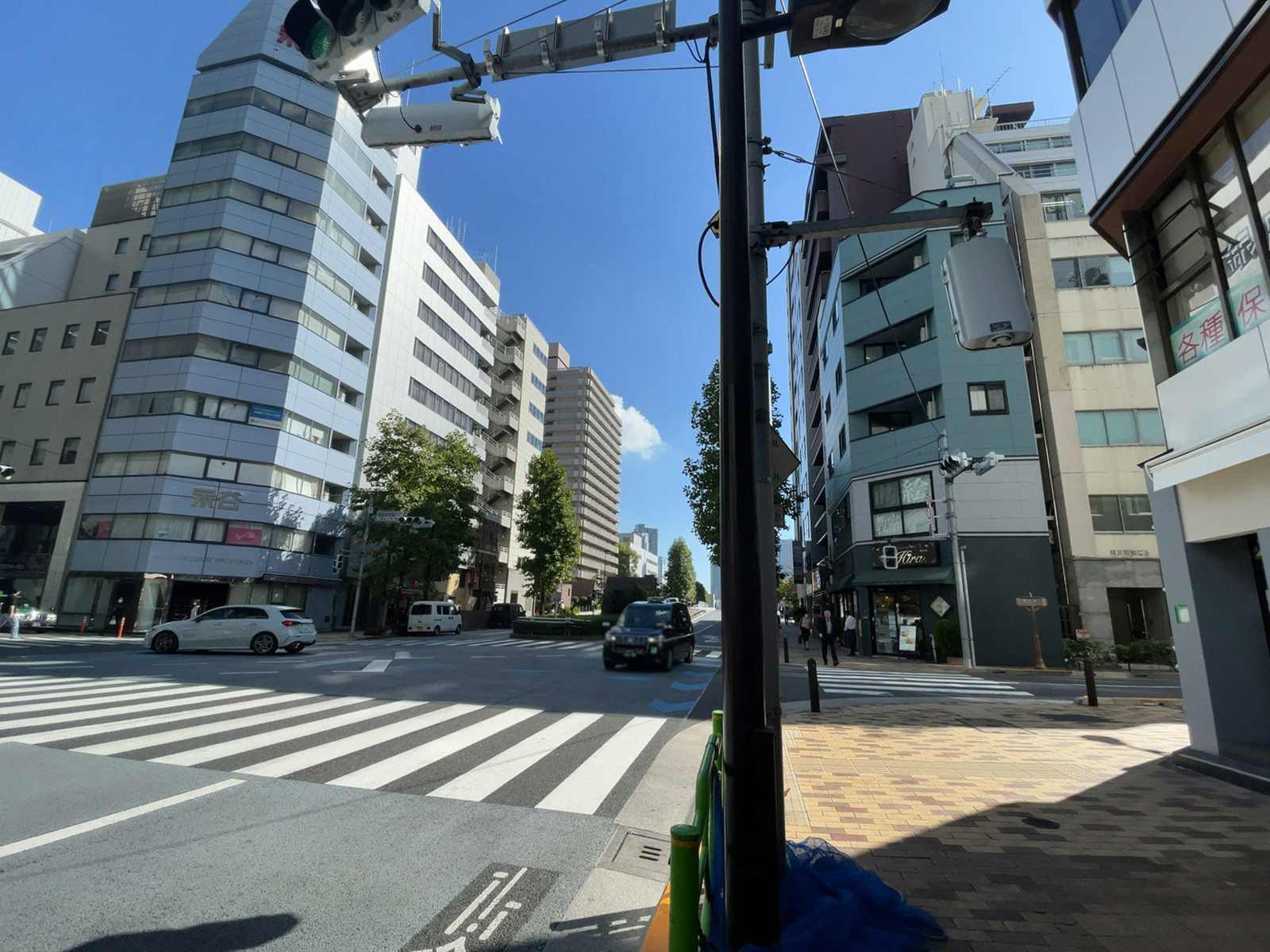 THE FORME GINZA前面の通り
