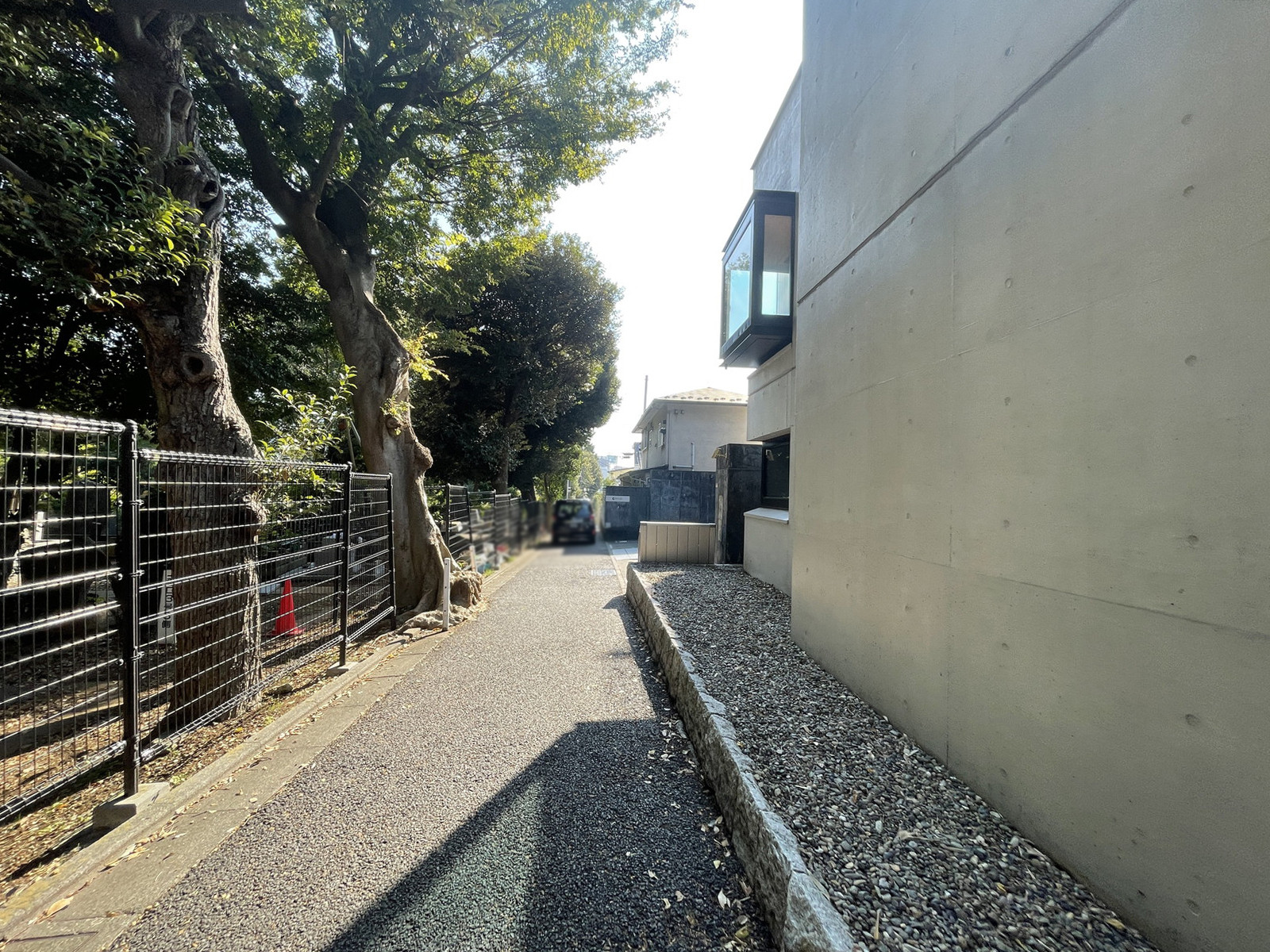 モーフ南青山前面の通り
