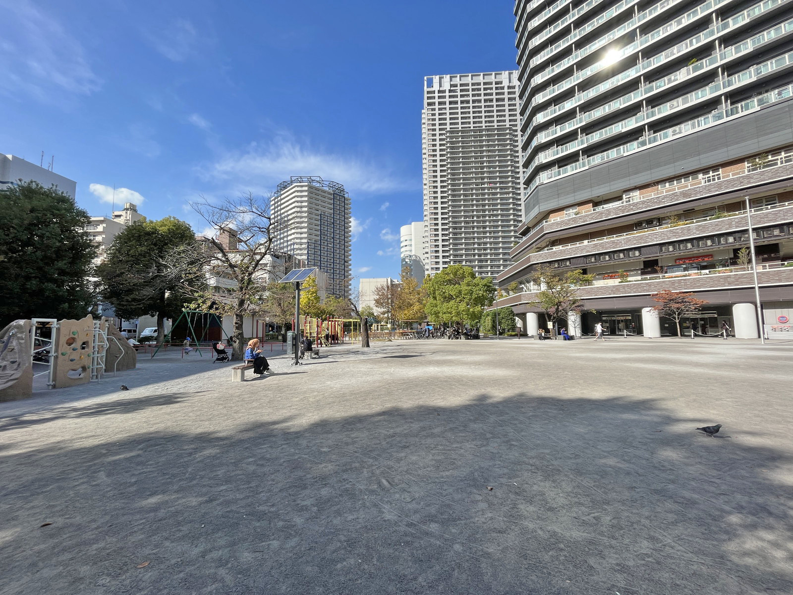 徒歩3分の月島第二児童公園