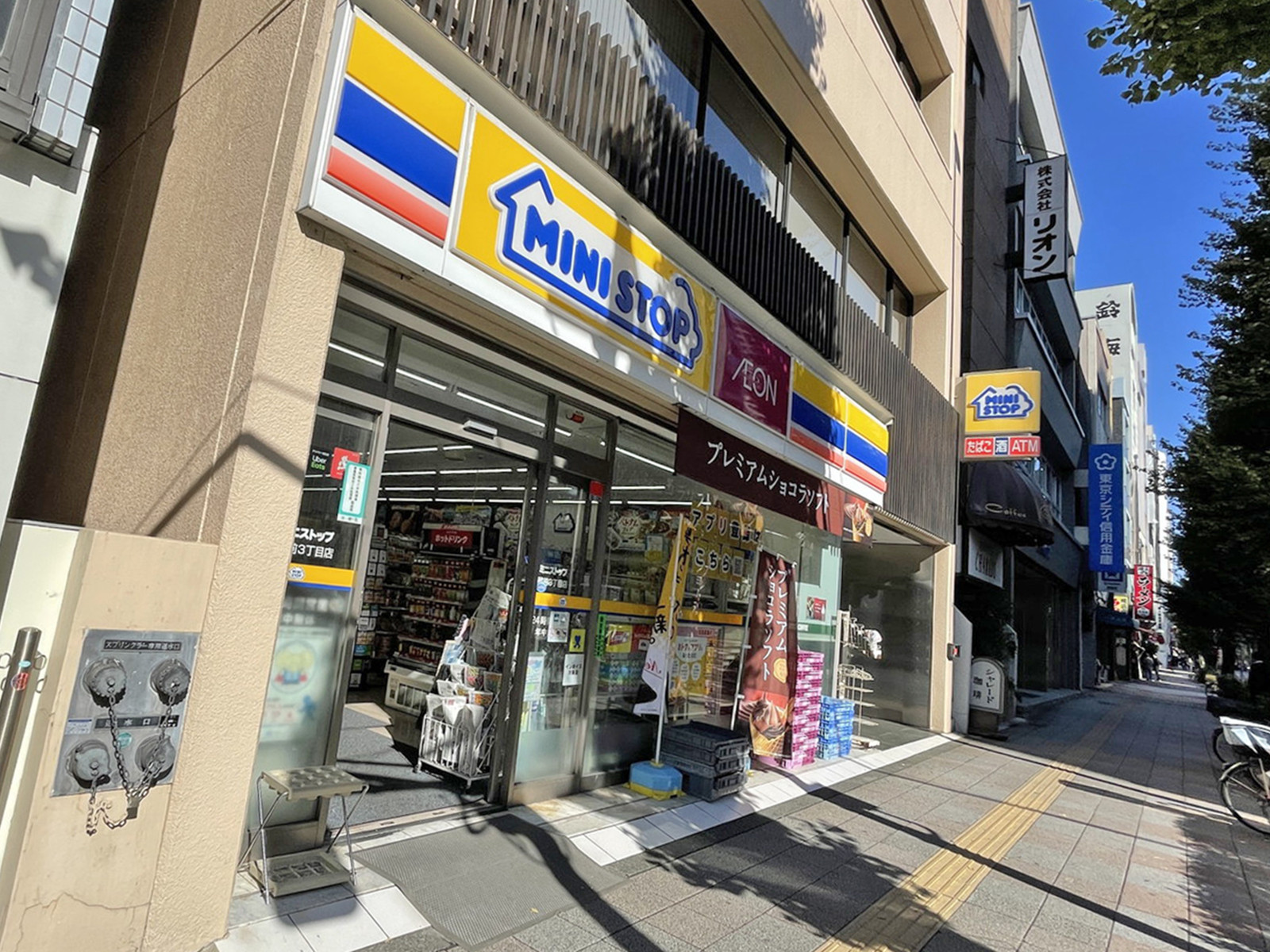 徒歩1分のミニストップ蔵前3丁目店