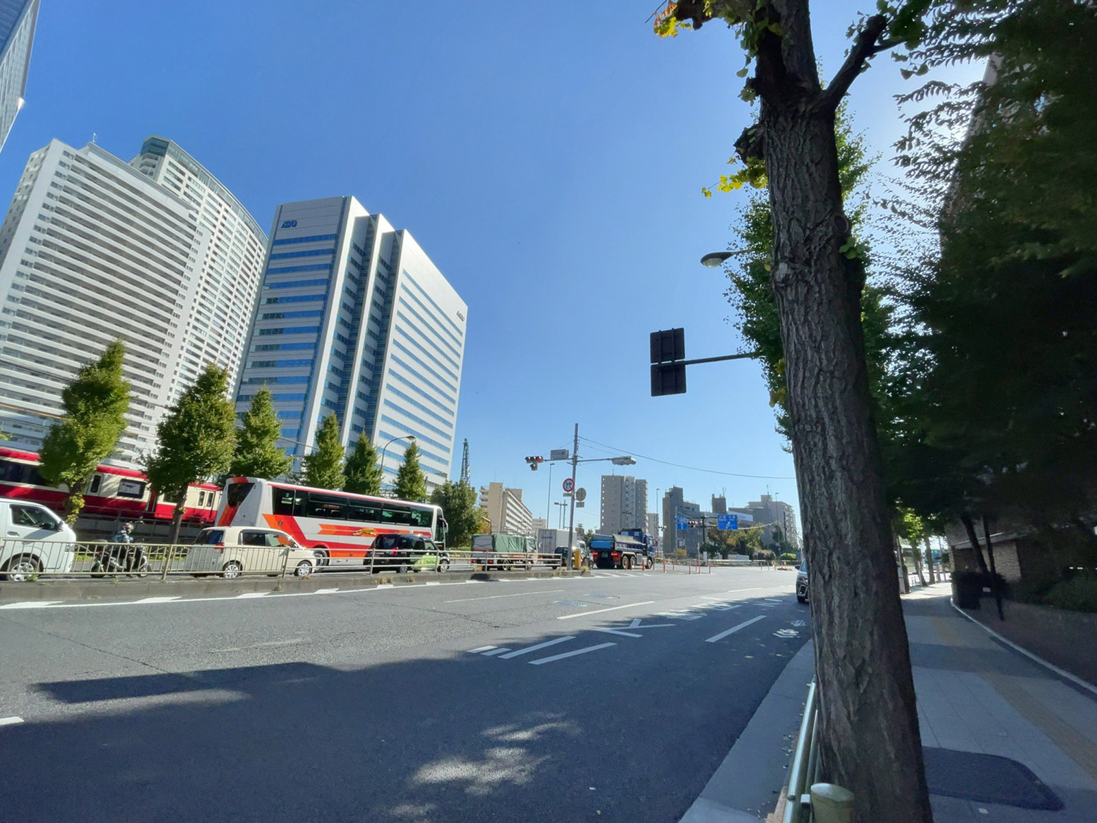 サマセット品川東京前面の通り