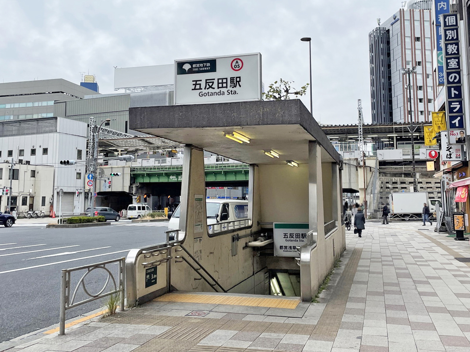 最寄りの「五反田駅」