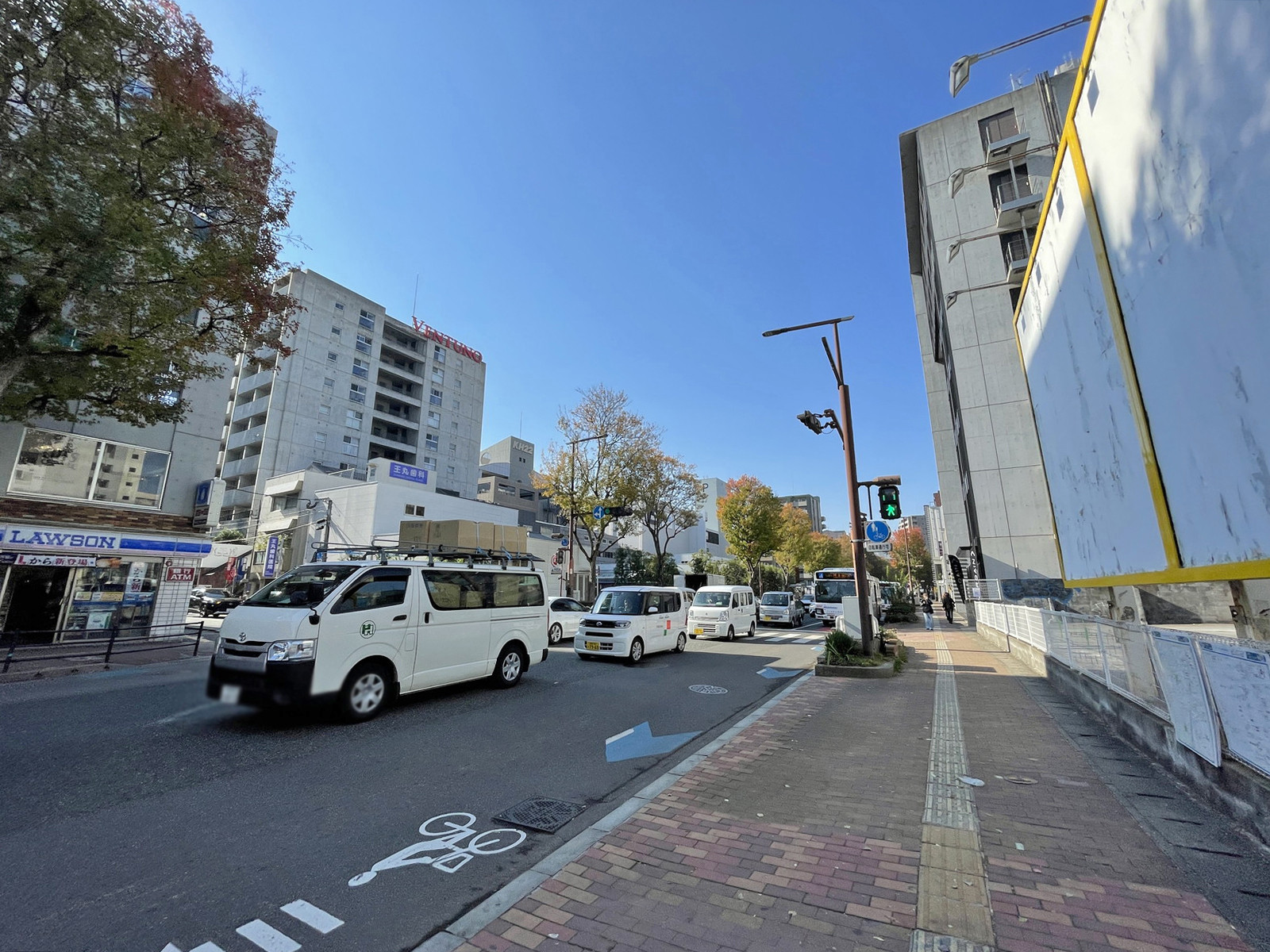 付近の国体道路