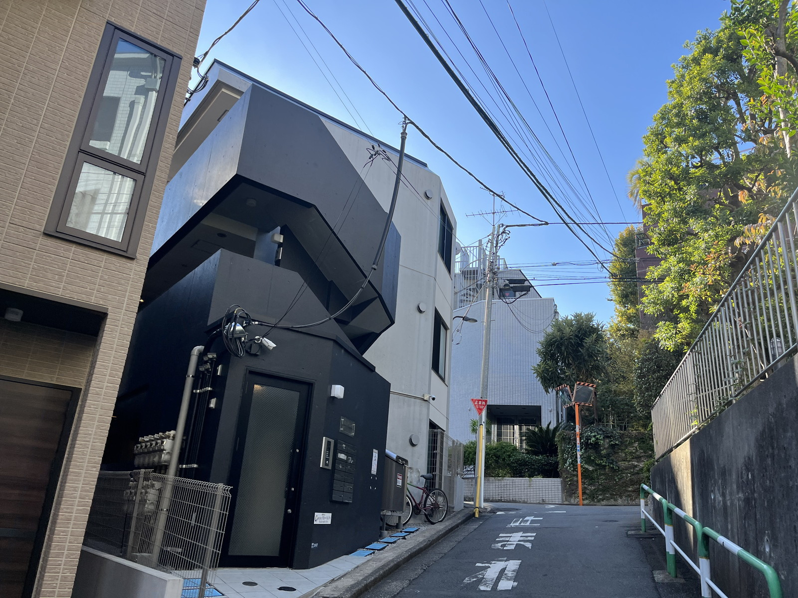 コスタレイ高田馬場前面の通り