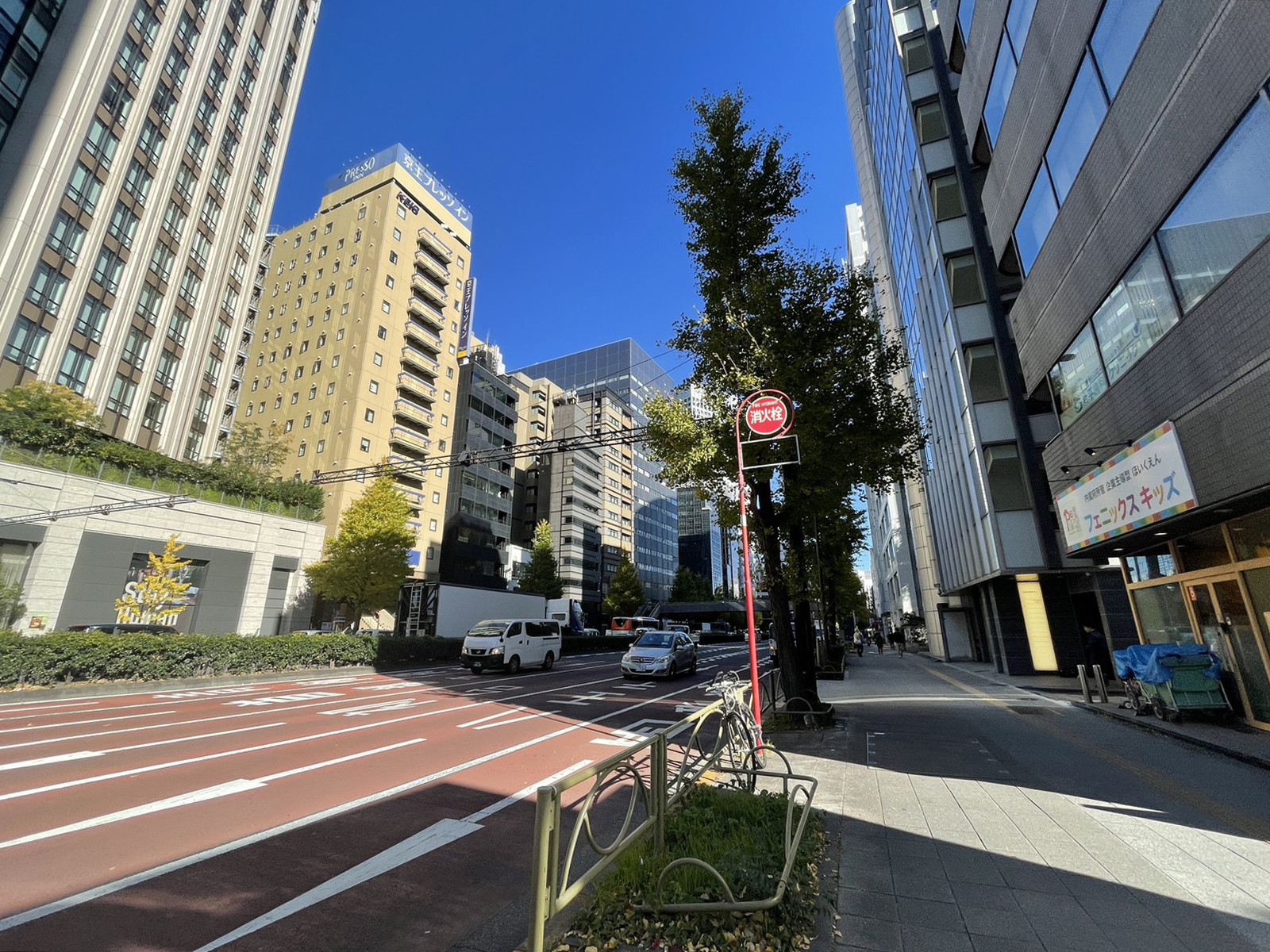 付近の甲州街道