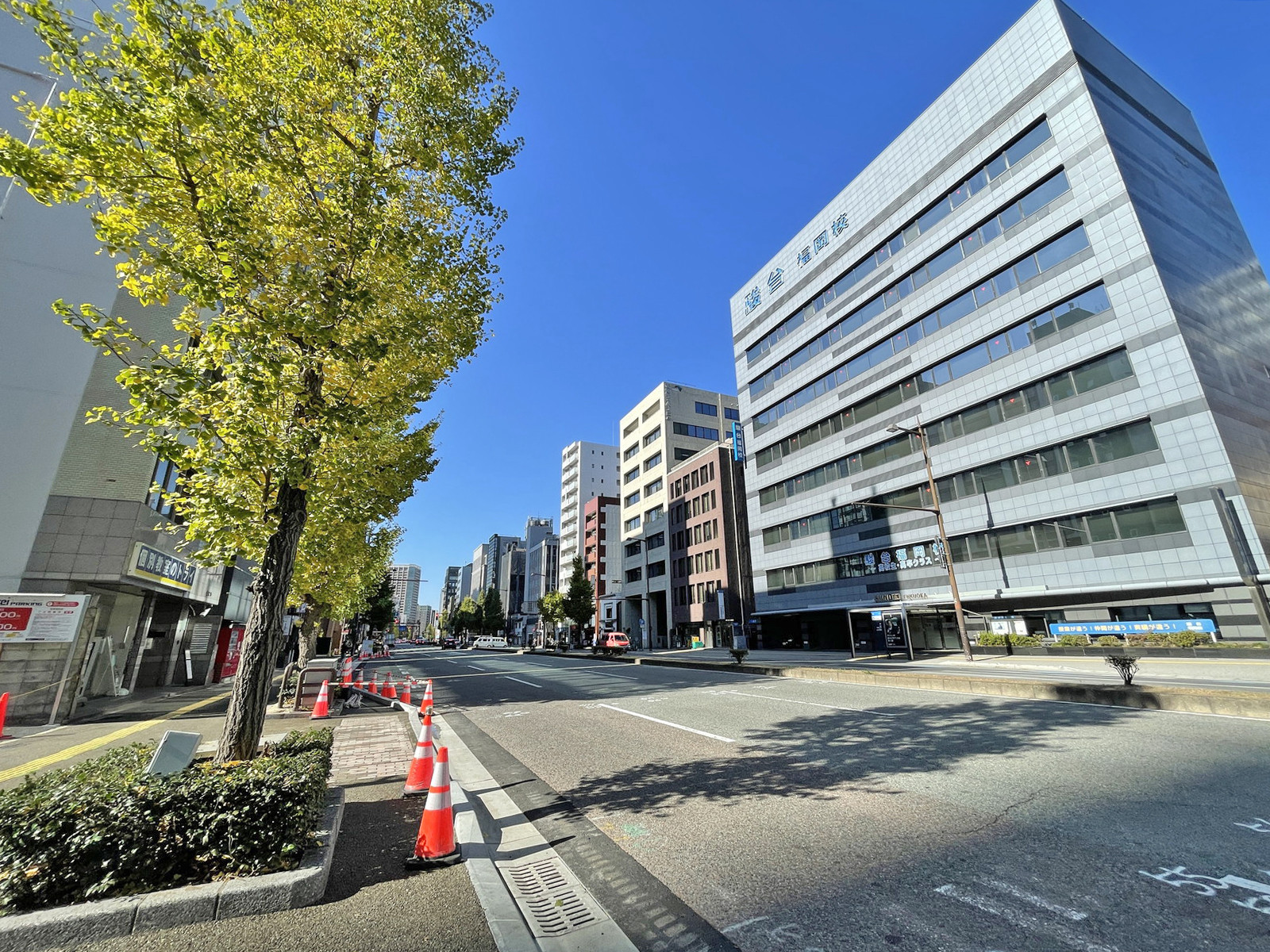 第二プリンスビル前面の通り