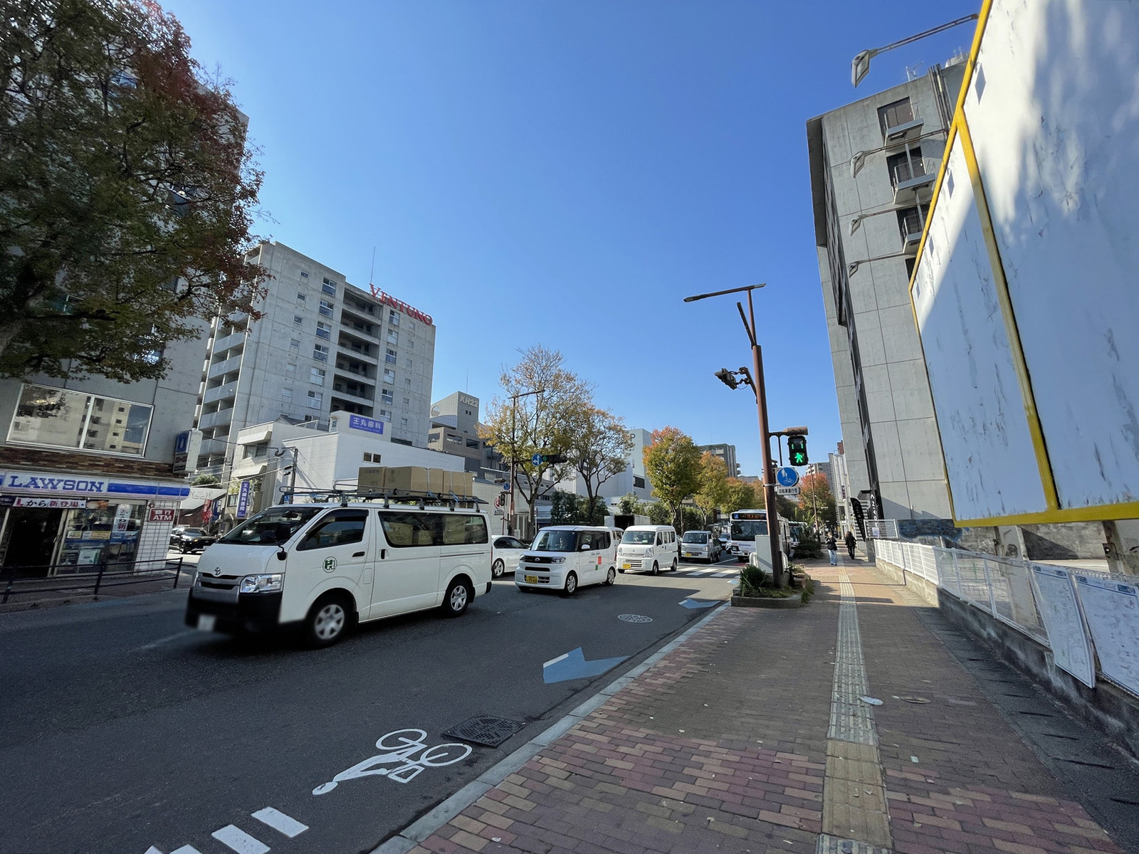 付近の国体道路