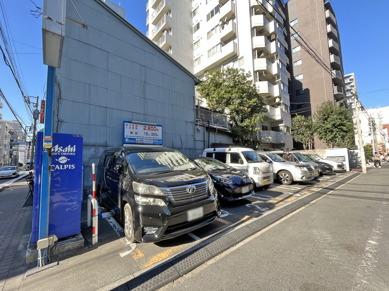 徒歩1分のコインパーキング