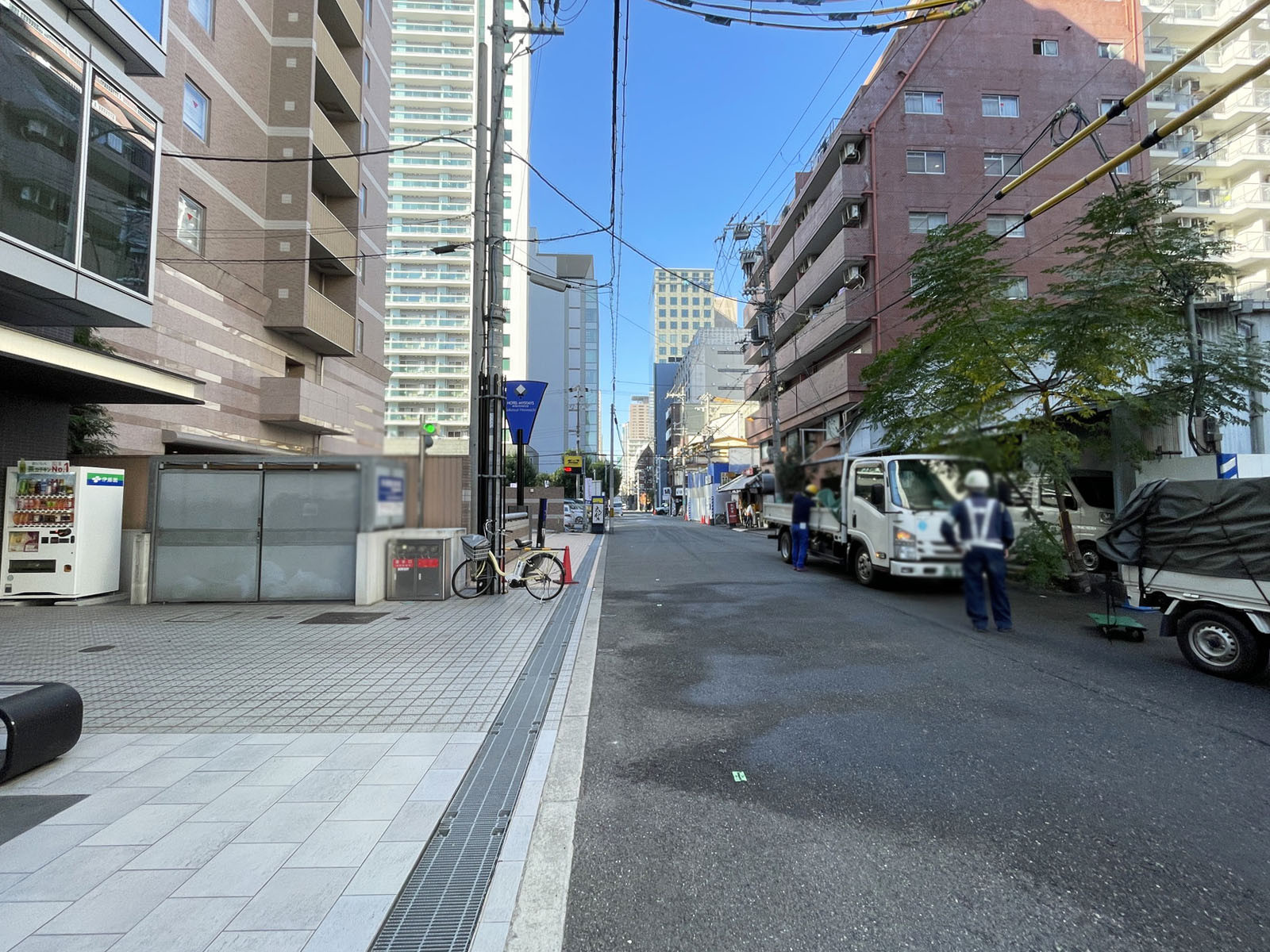 TPR北浜前面の通り