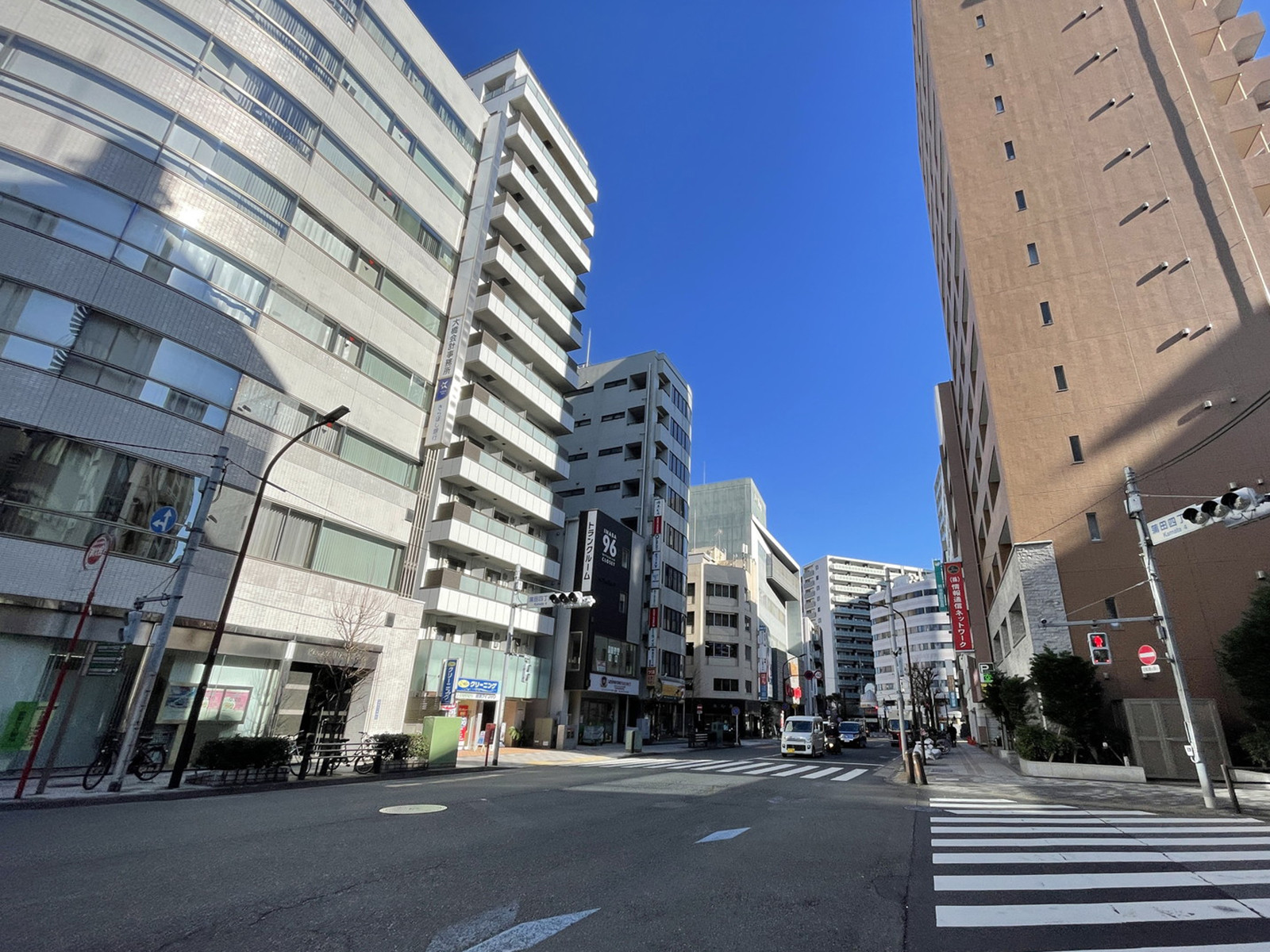 蒲田96ビル前面の通り