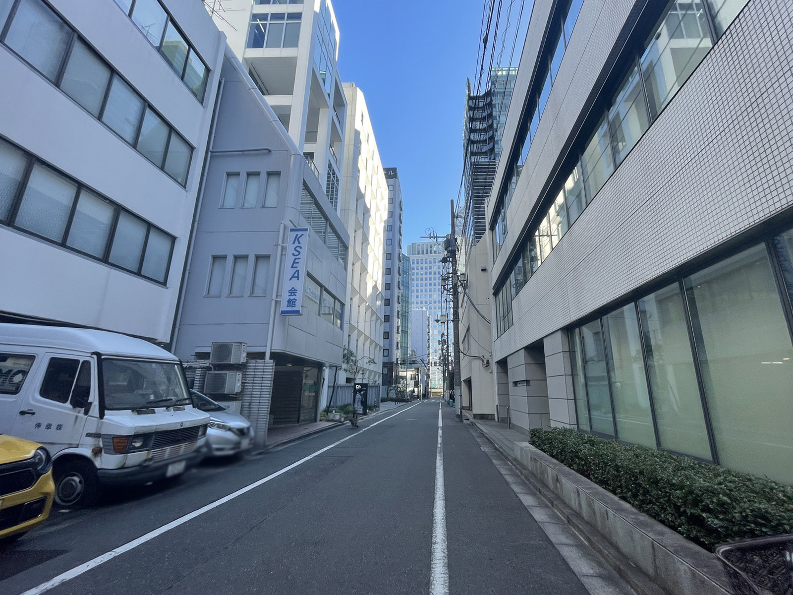 宮下ビル前面の通り