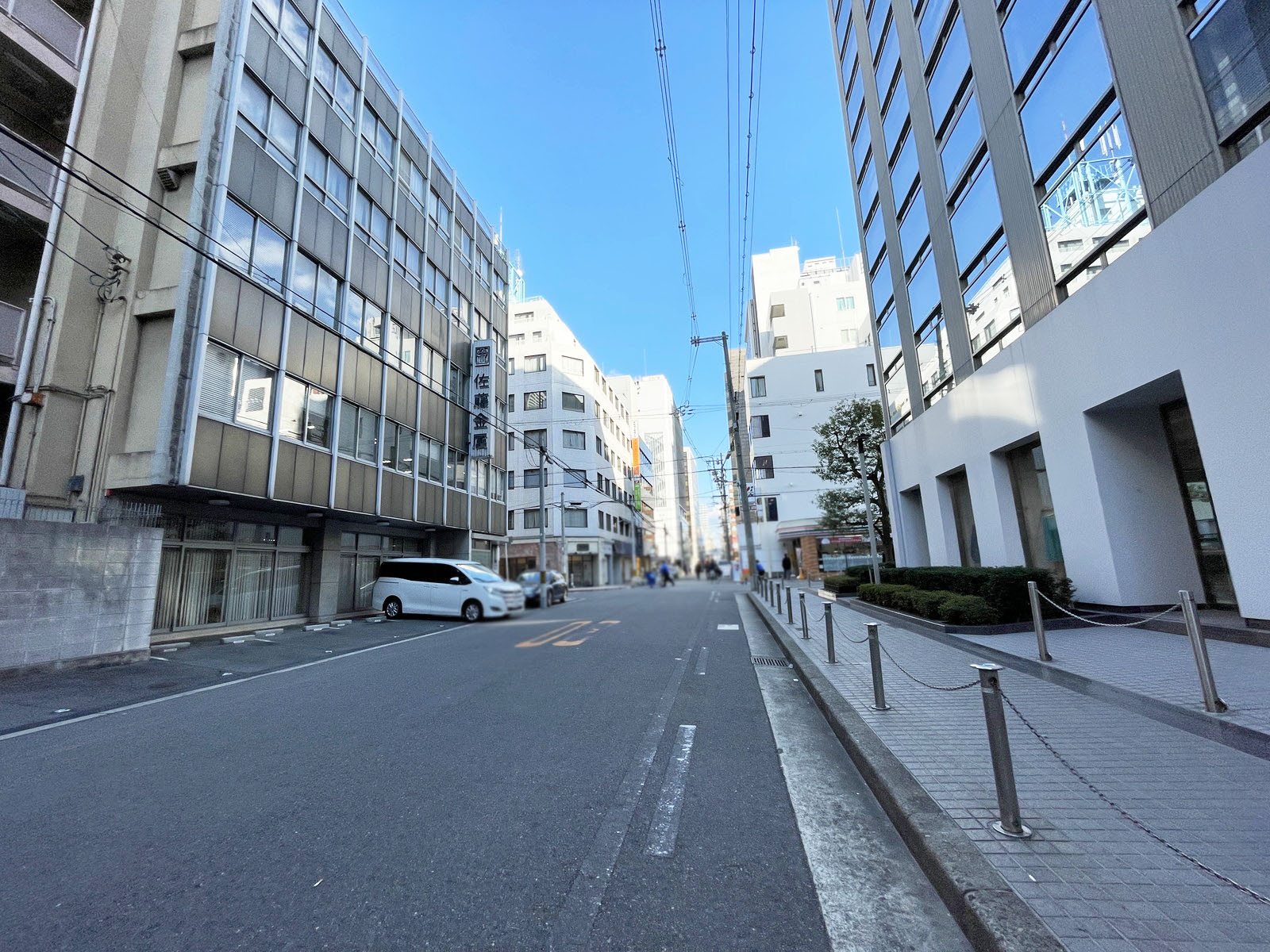 JPR心斎橋ウエスト前面の通り