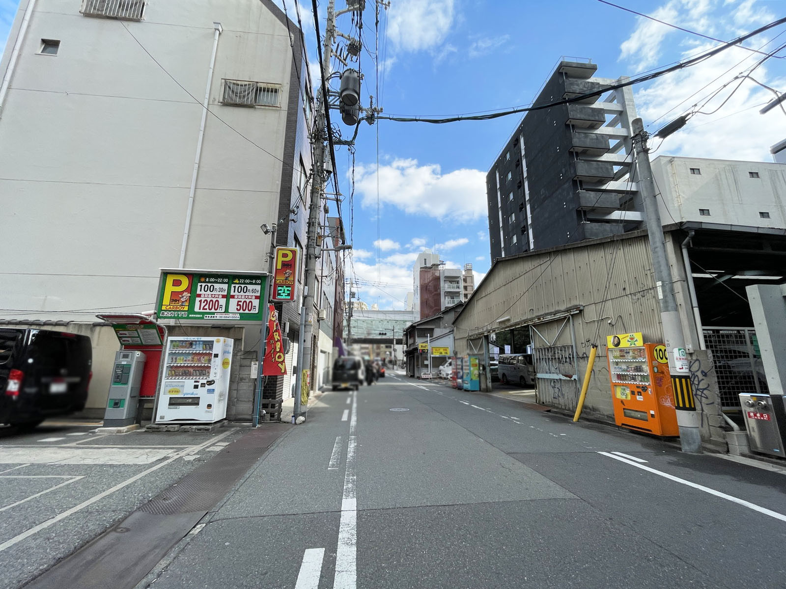 ホワイティ島之内前面の通り