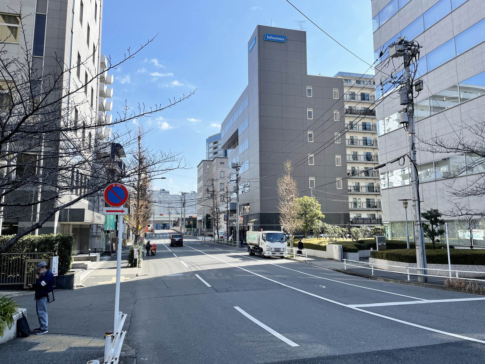 ダイトー本社ビル別館前面の通り