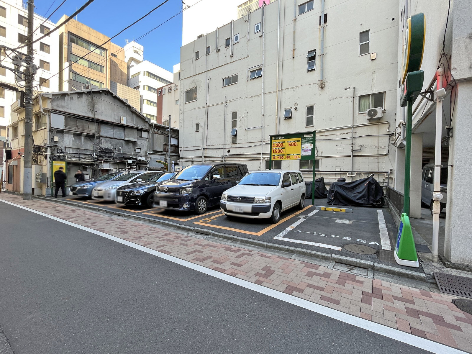 徒歩1分のコインパーキング