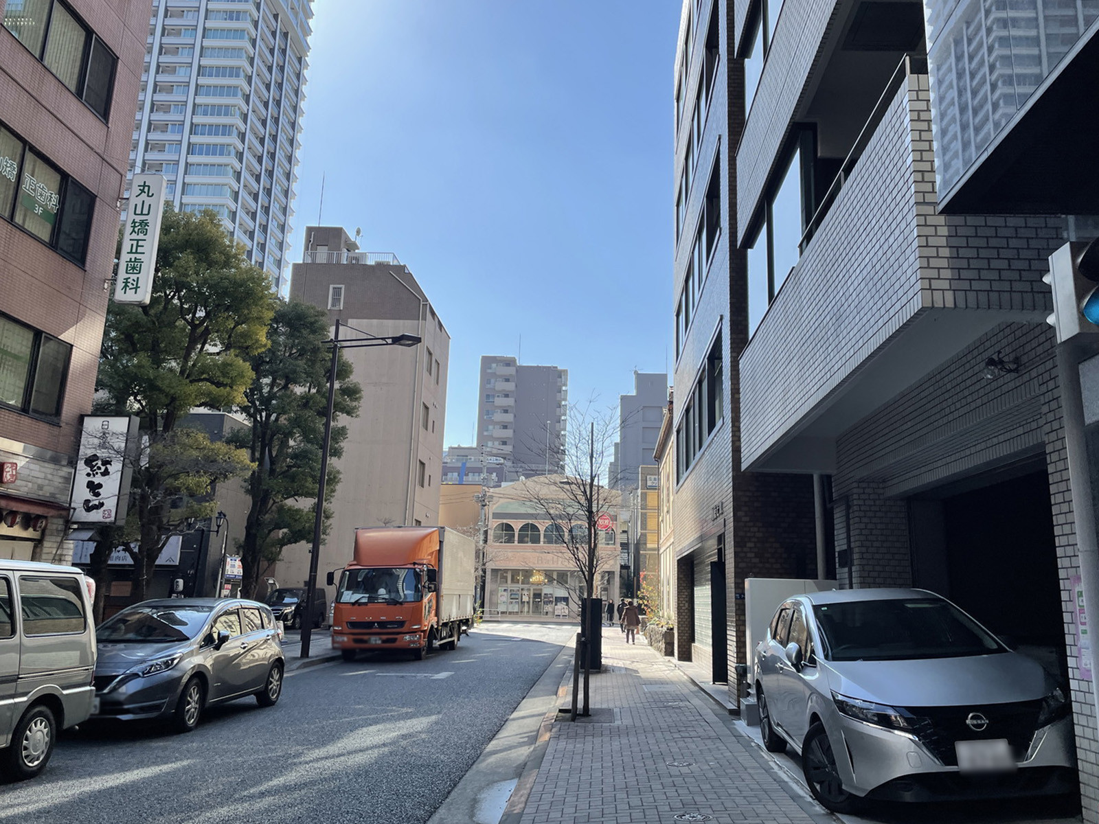 浜松町TSビル前面の通り
