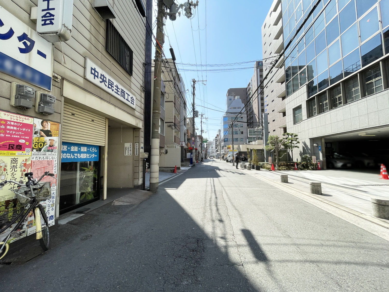 SC堺筋本町ビル前面の通り