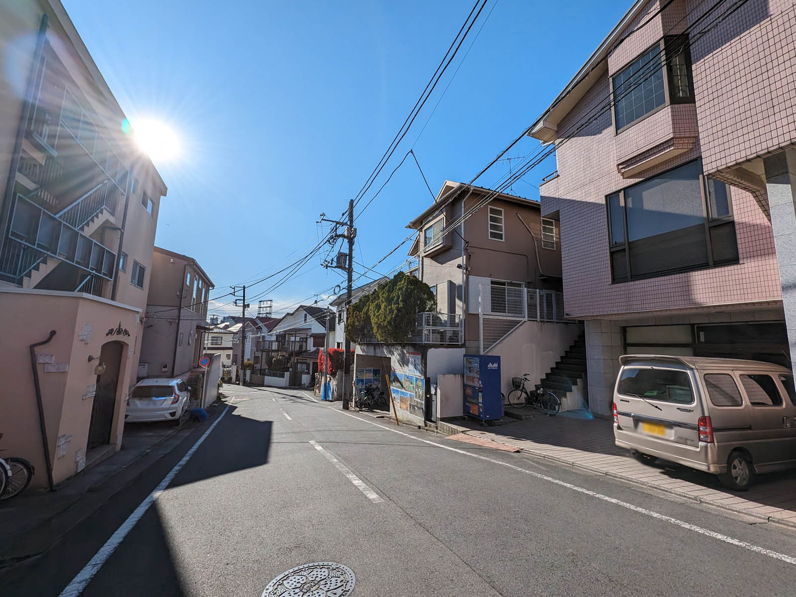 アーバン21久が原前面の通り