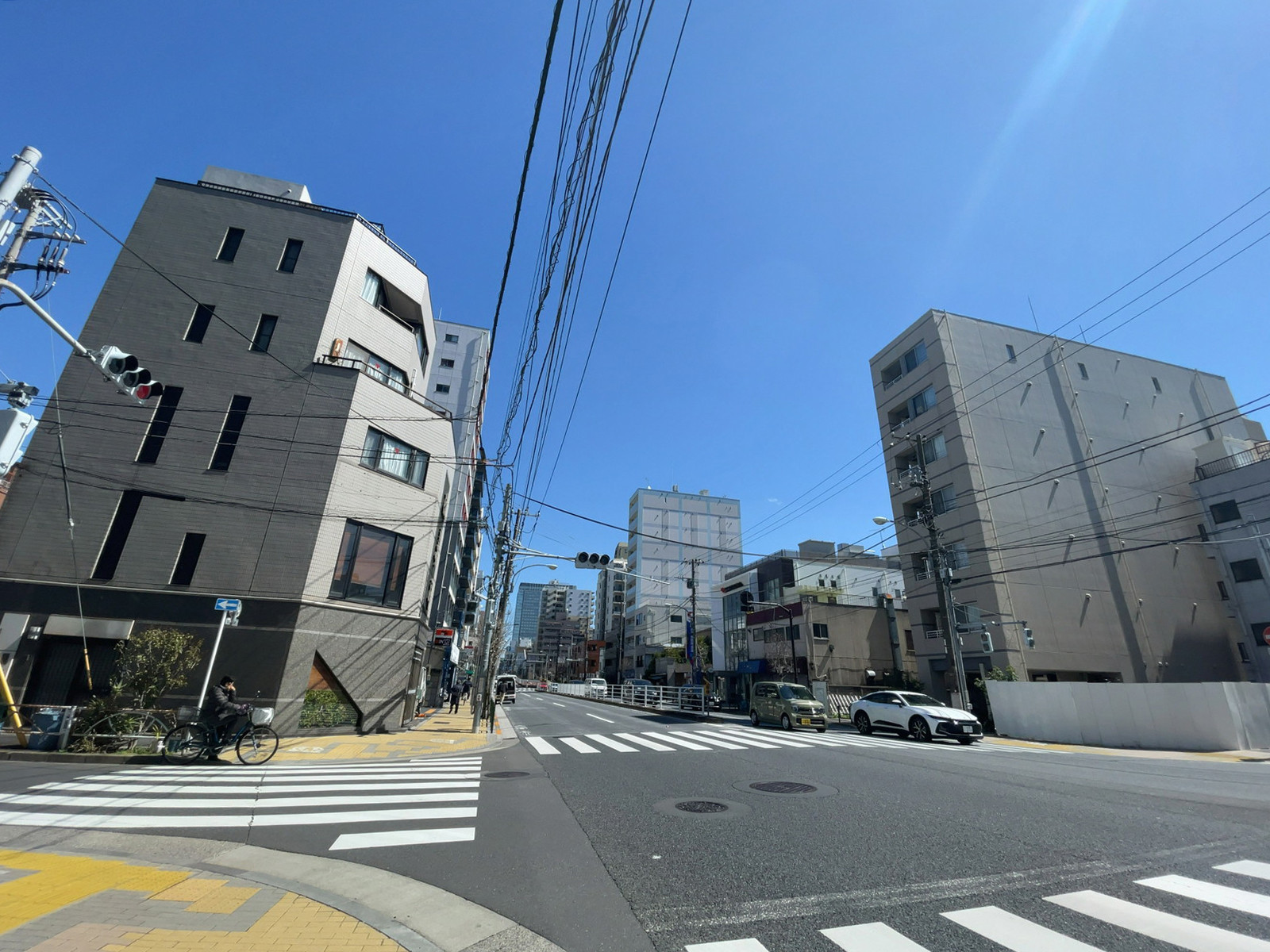 テクノサイシング墨田ビル前面の通り