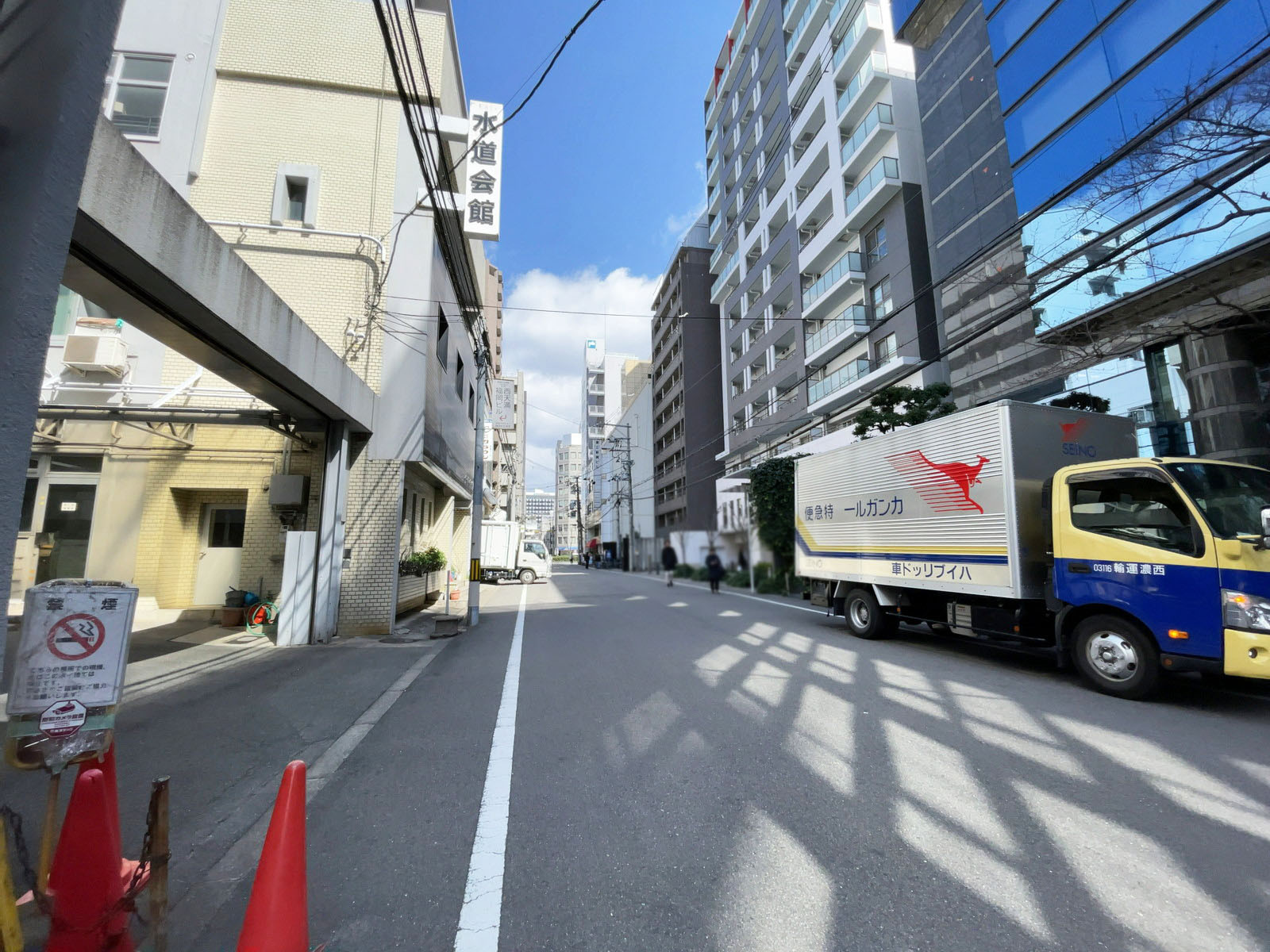 NISHITENMA GTC BLDG前面の通り