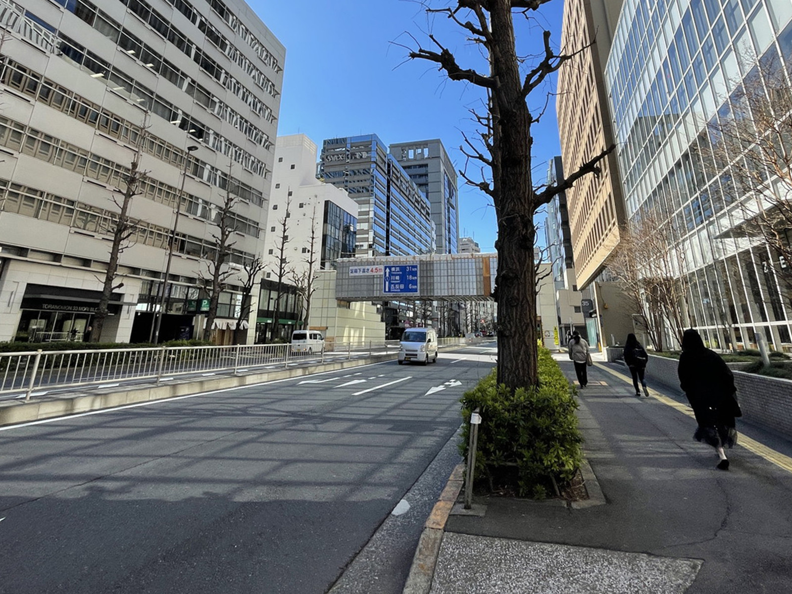 虎ノ門33森ビル前面の通り