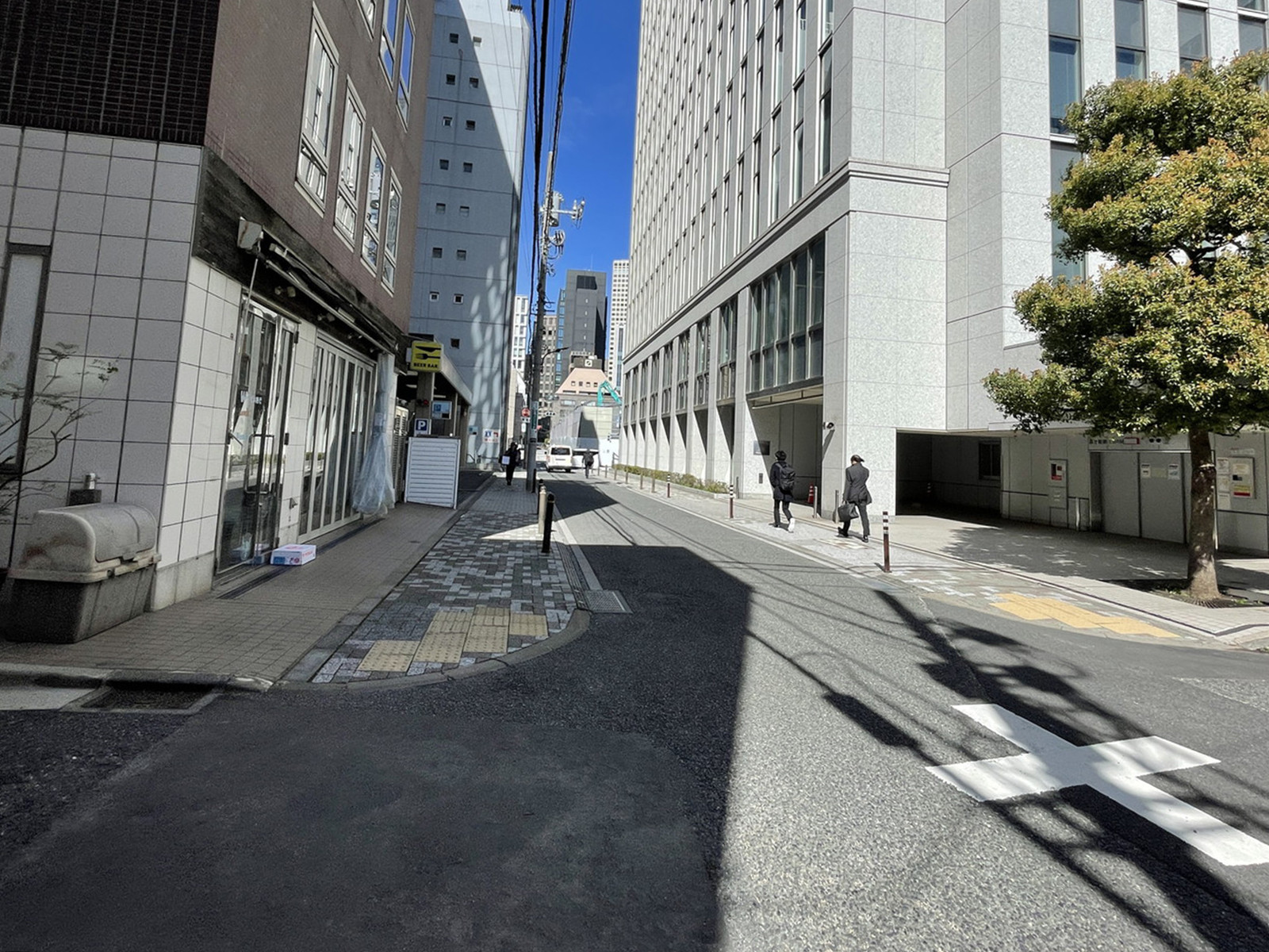 S.A.グレイス前面の通り