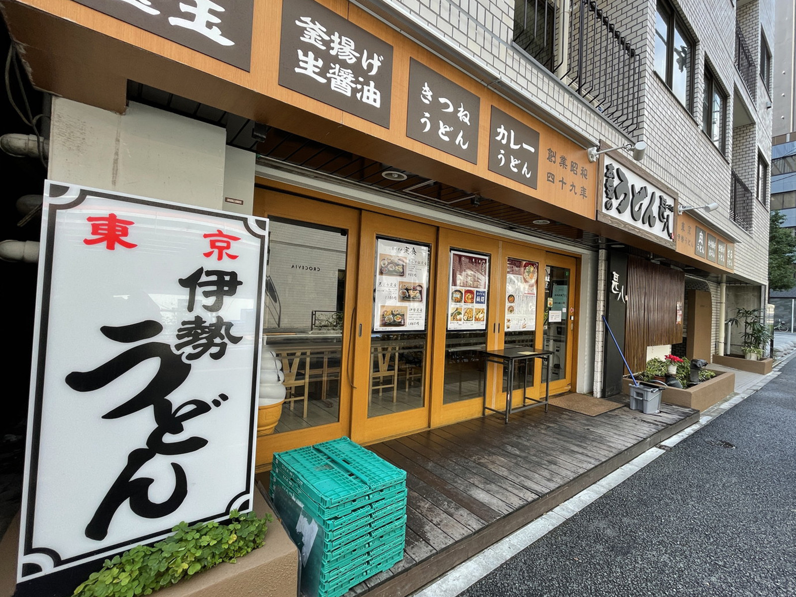 徒歩圏内には飲食店が点在
