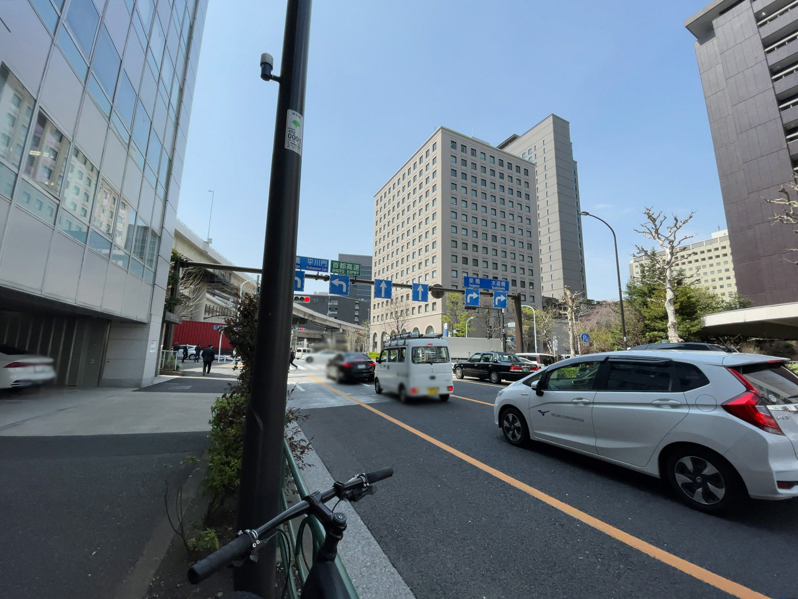 廣瀬第3ビル前面の通り