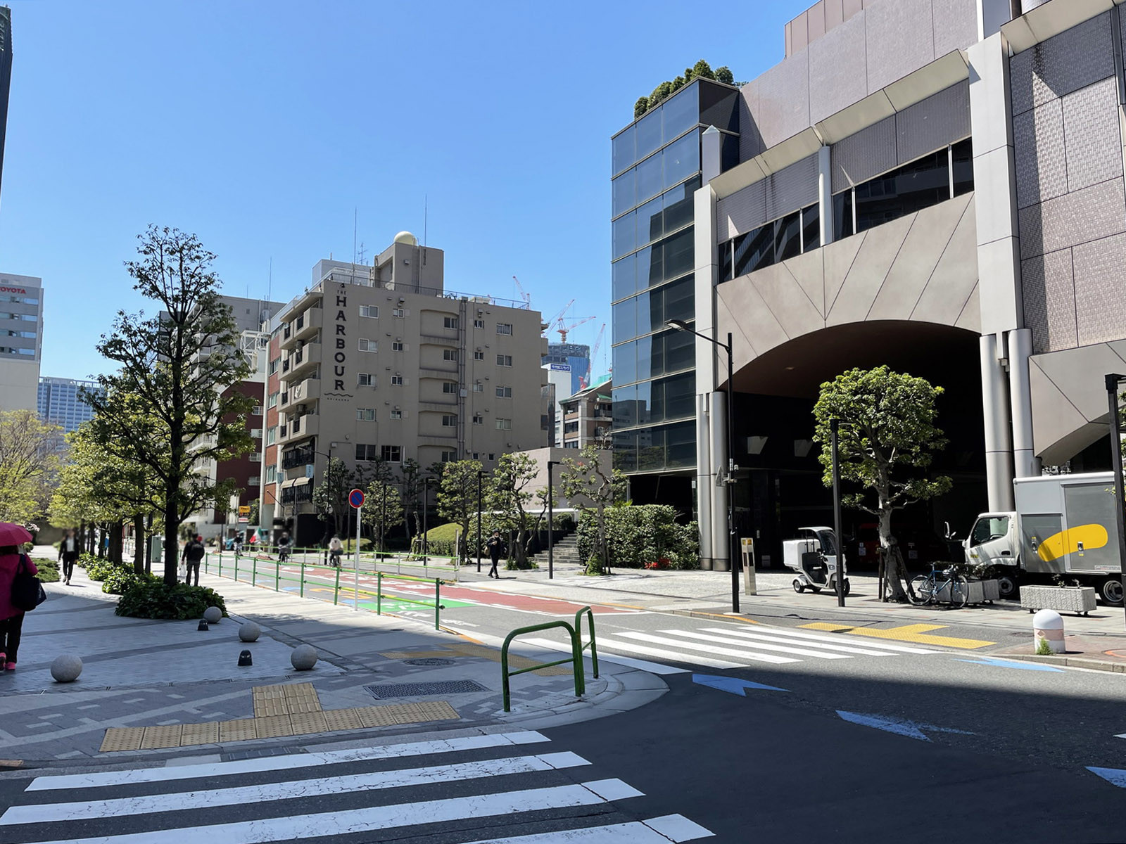 suito芝浦前面の通り
