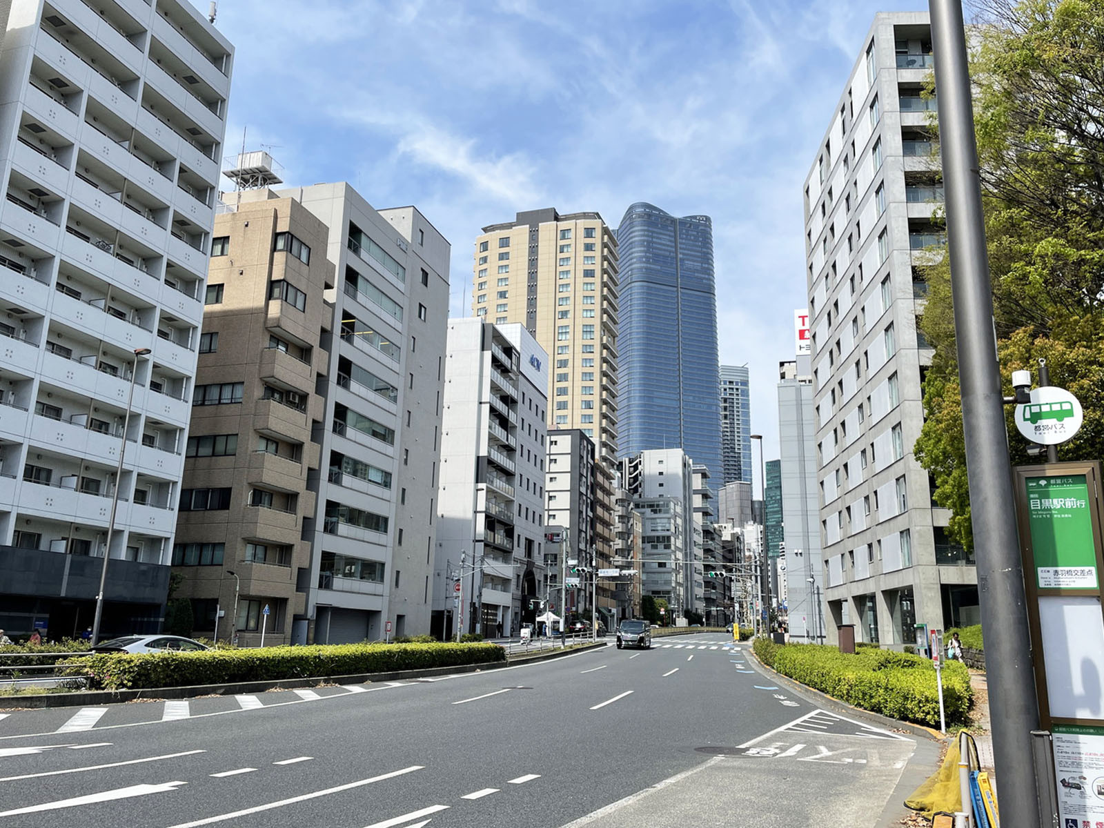 第2富田ビル前面の桜田通り