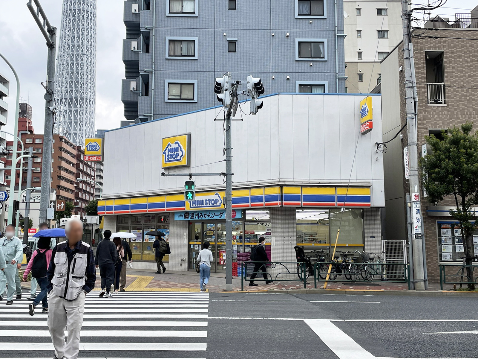 近くのミニストップ 吾妻橋3丁目店