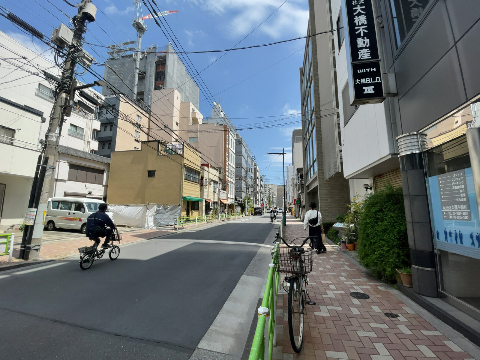 WITH大橋ビル3前面の通り