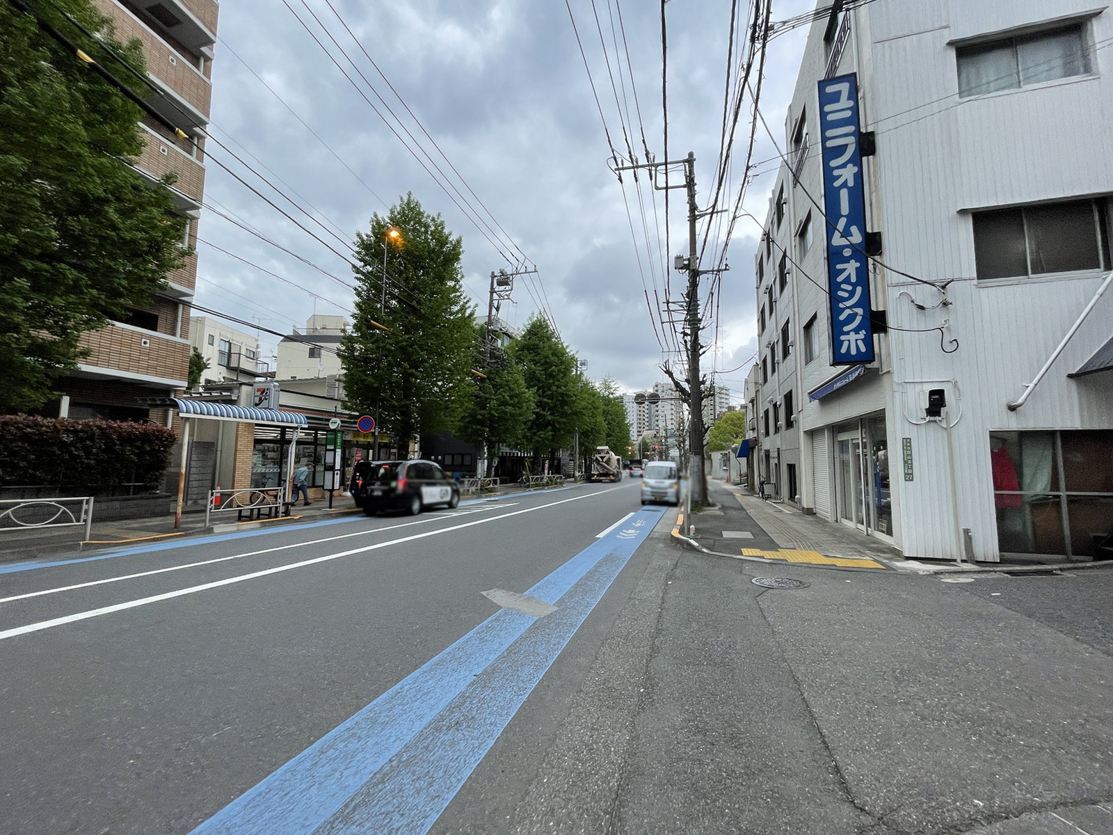 付近の旧白山通り